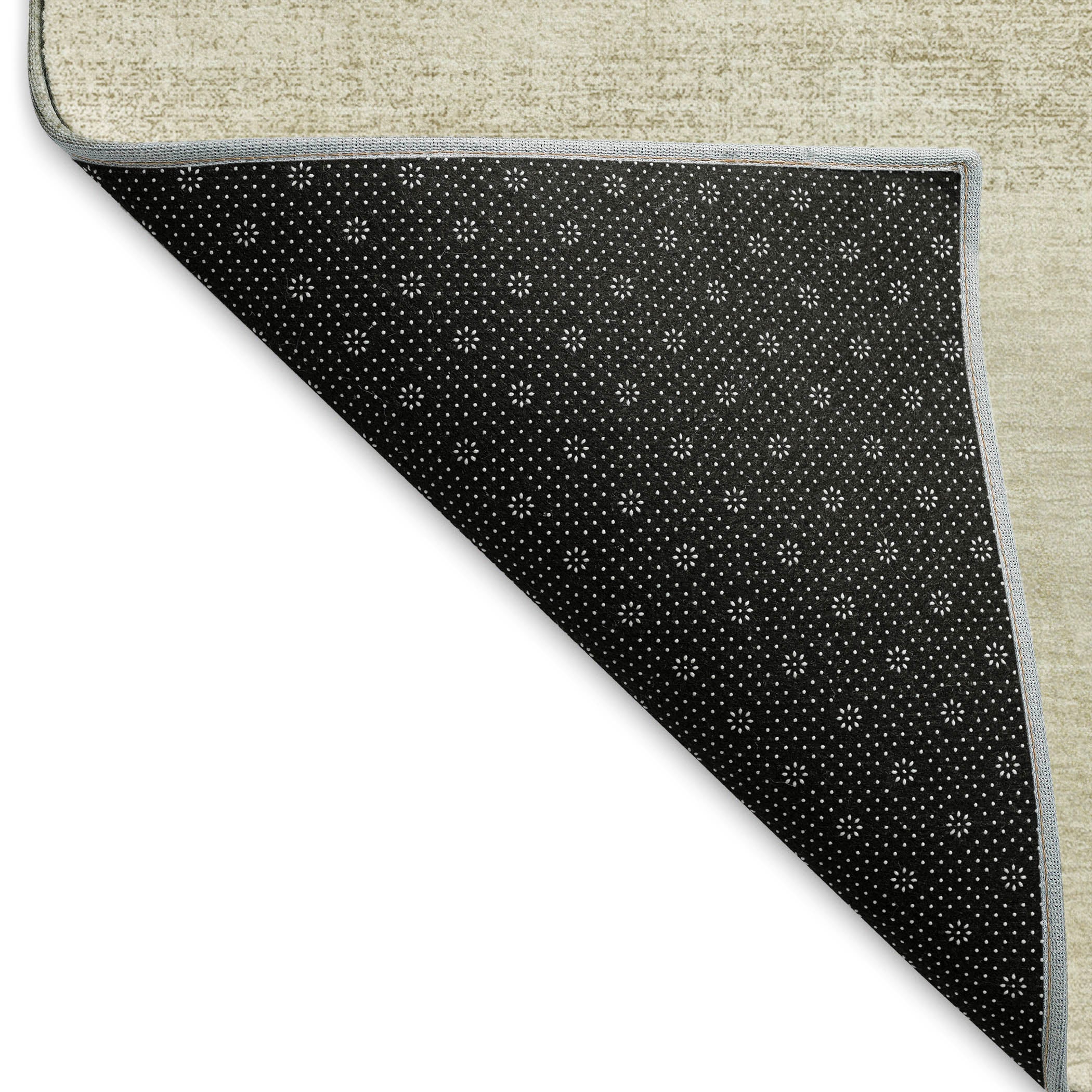 Lisbon Machine Washable Transitional Taupe Brown Rug 1'8" x 2'6" #shape_Rectangle