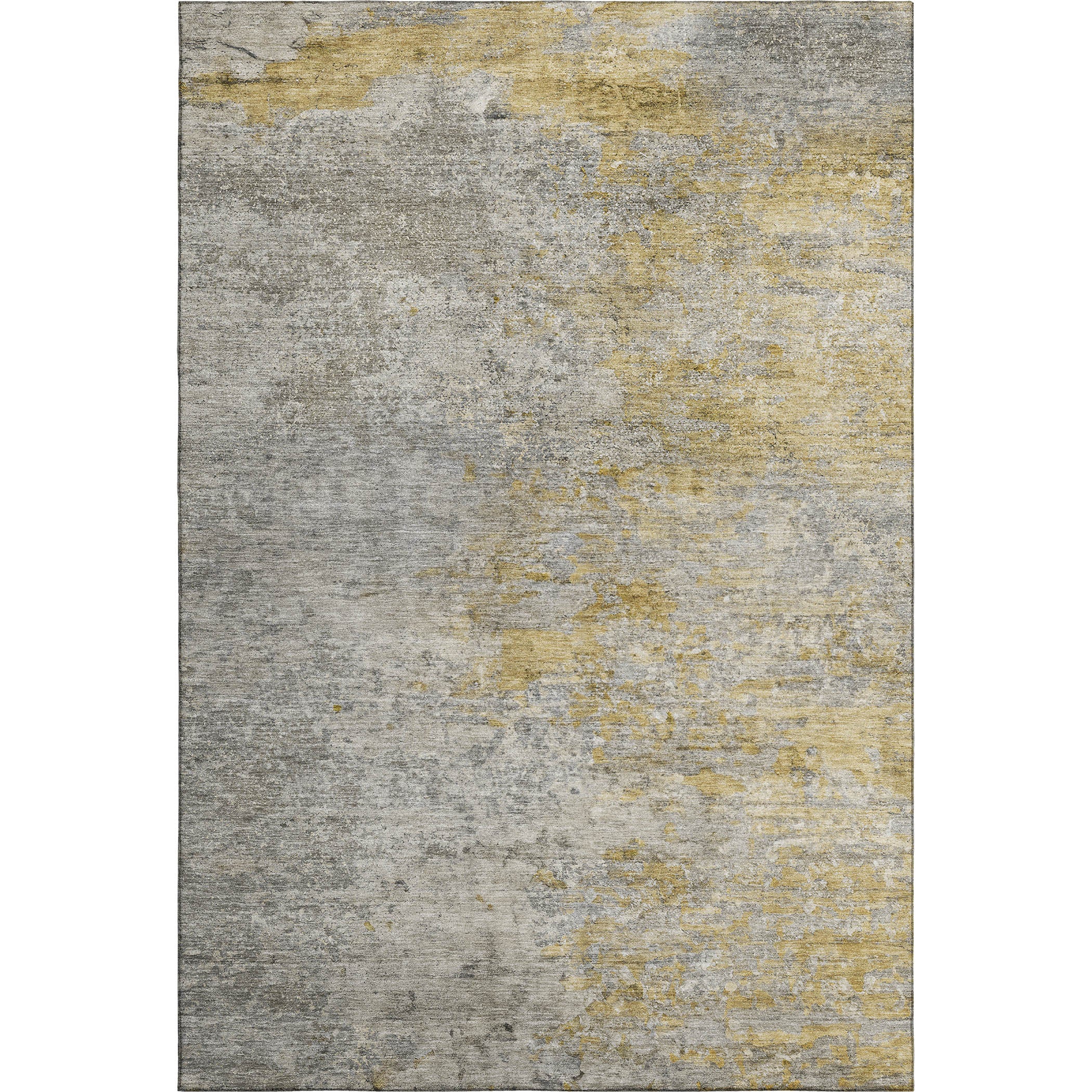Montevideo Machine Washable Transitional Gray Rug 2'6" x 3'10" #shape_Rectangle
