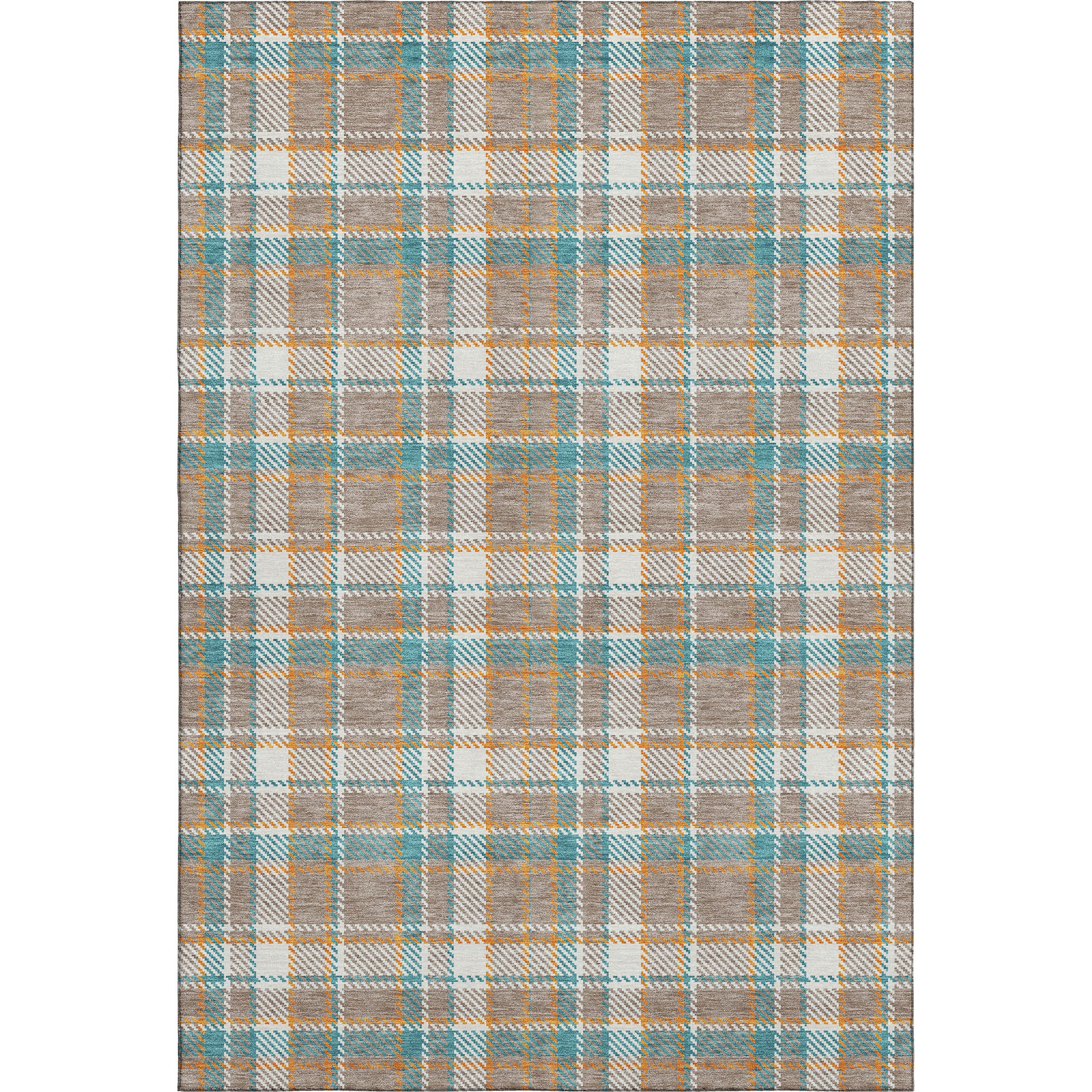 Queenstown Machine Washable Transitional Taupe Brown Rug 2'6" x 3'10" #shape_Rectangle