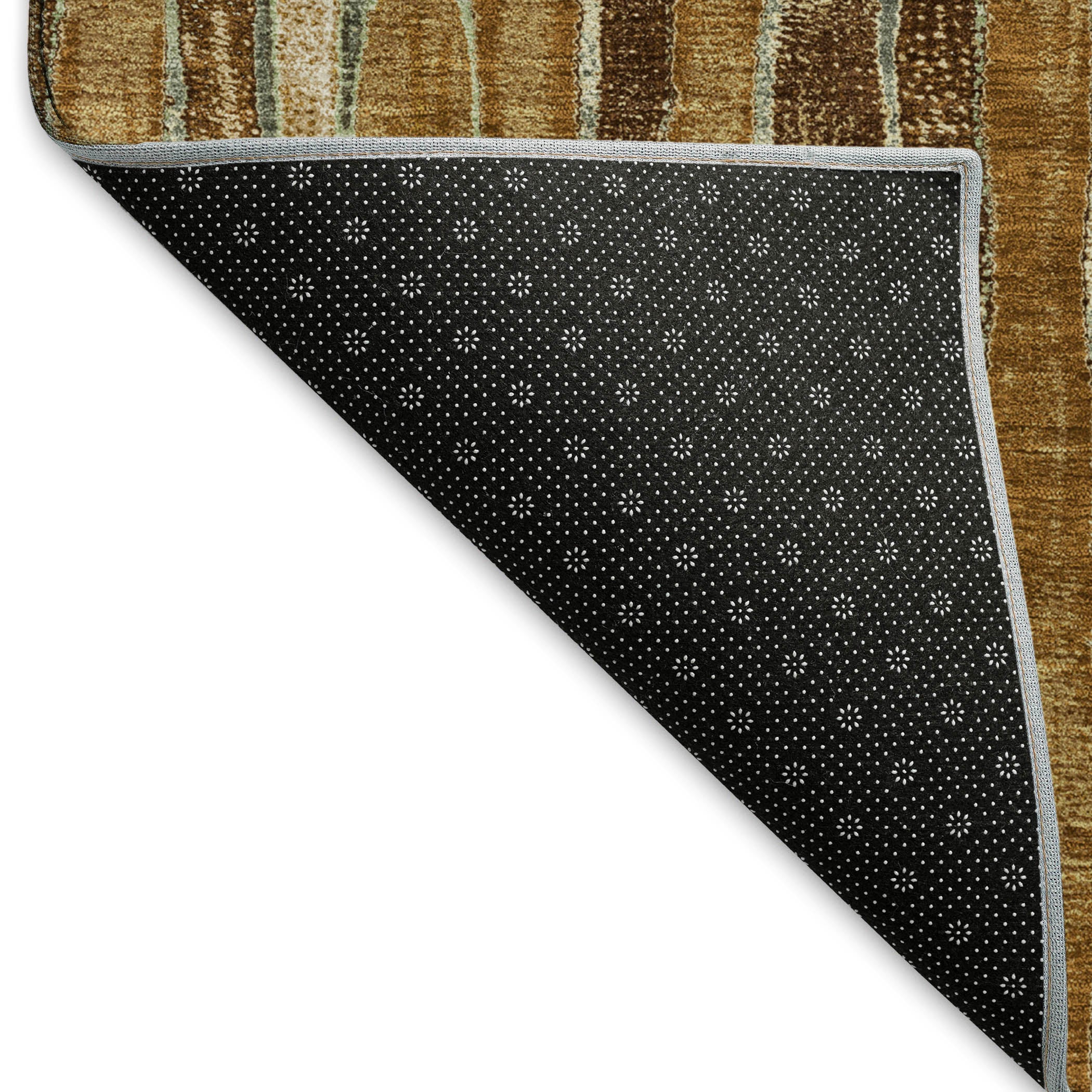 Cusco Machine Washable Transitional Mocha Brown Rug 1'8" x 2'6" #shape_Rectangle
