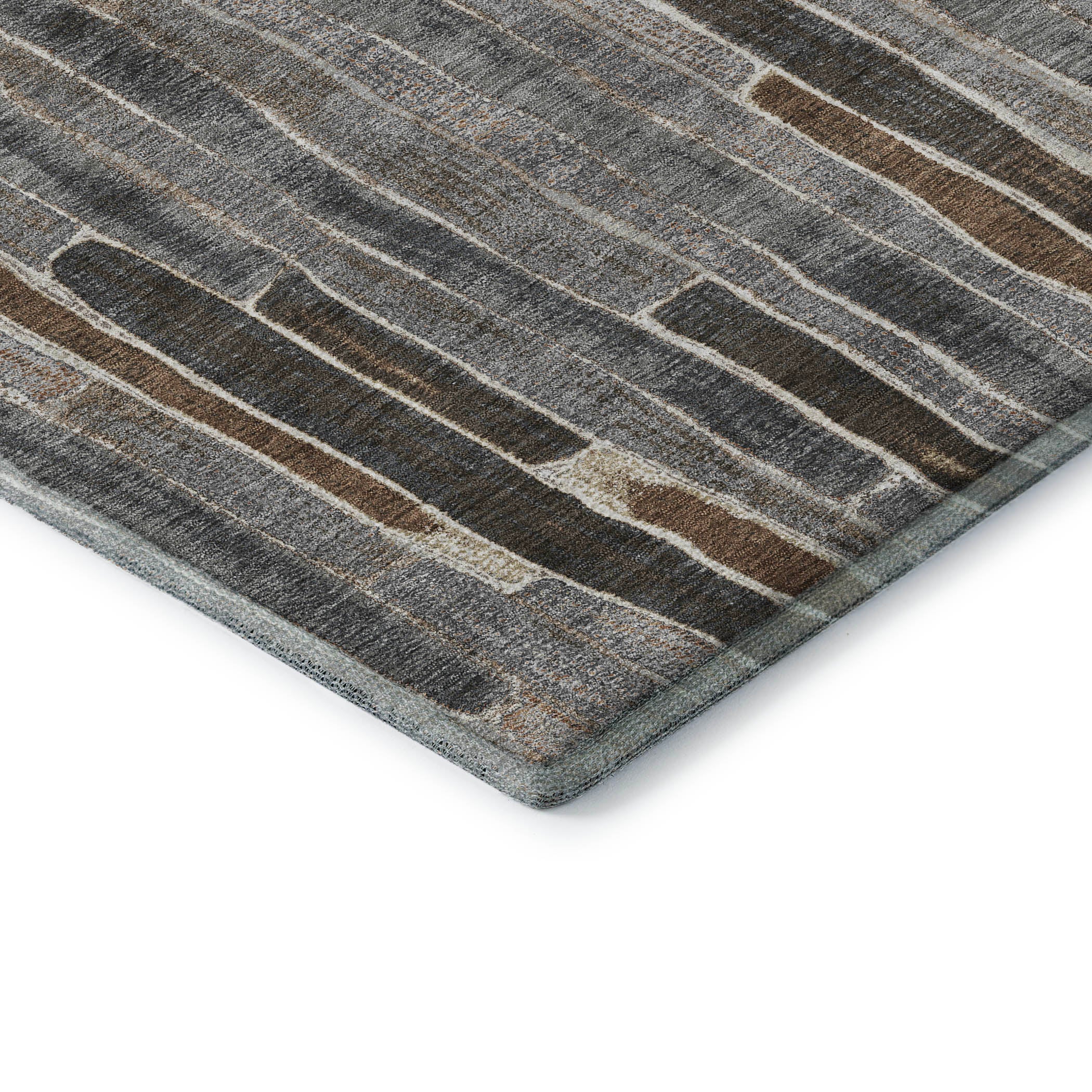 Cusco Machine Washable Transitional Pewter Gray Rug 1'8" x 2'6" #shape_Rectangle