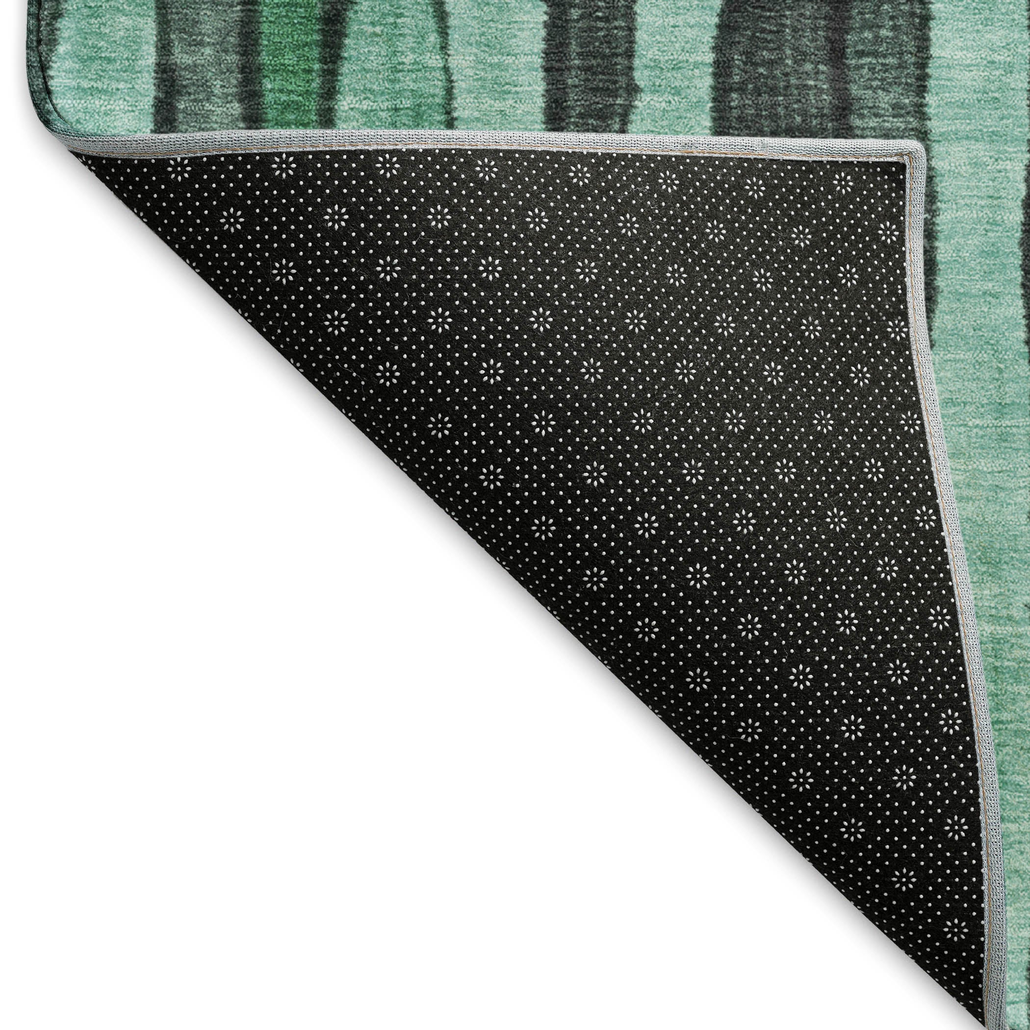 Cusco Machine Washable Transitional Sage Green Rug 1'8" x 2'6" #shape_Rectangle