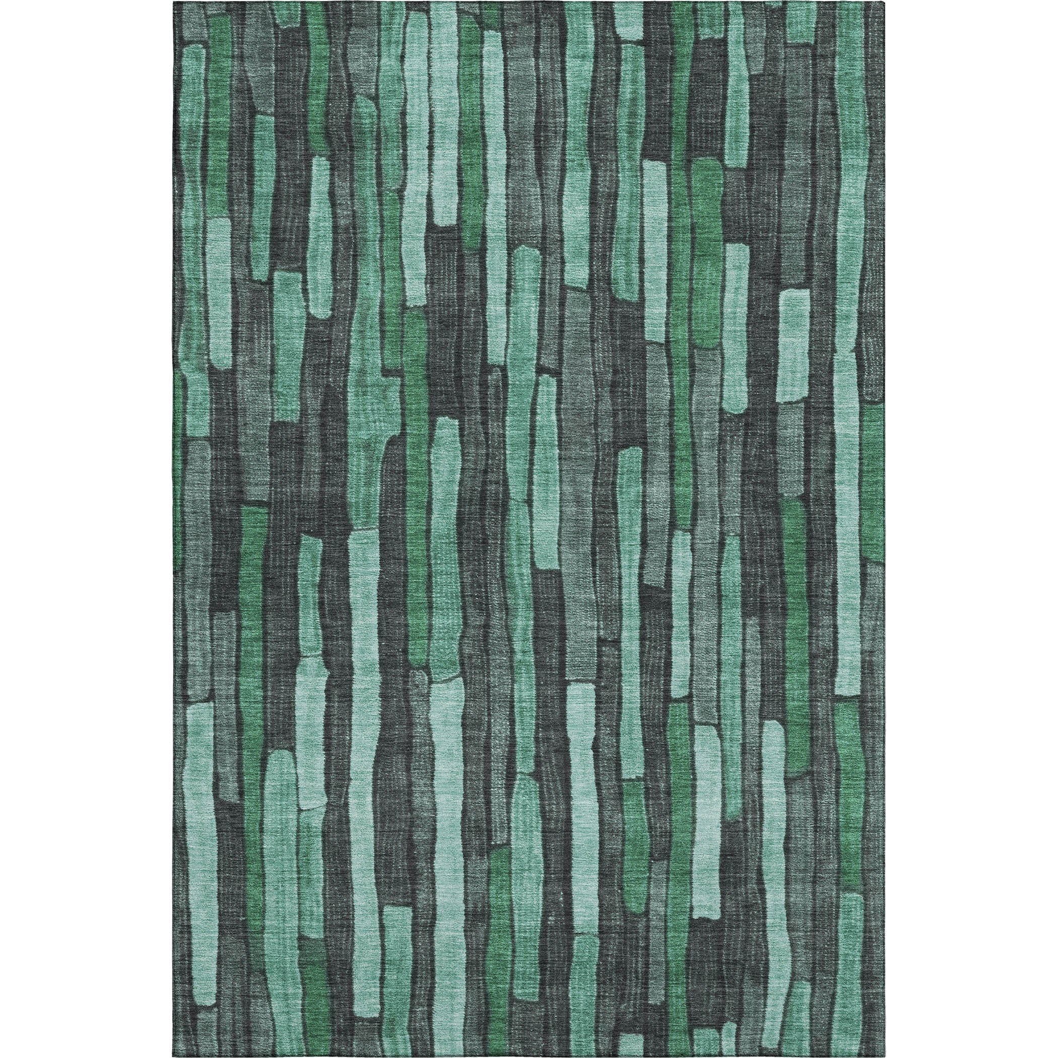 Cusco Machine Washable Transitional Sage Green Rug 2'6" x 3'10" #shape_Rectangle