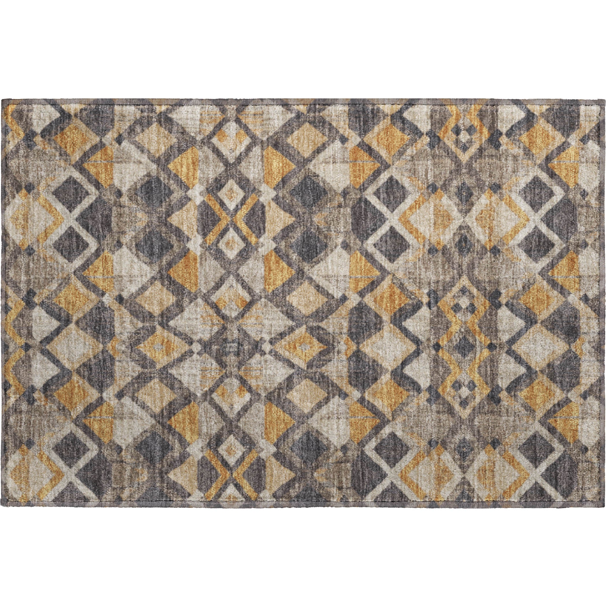 Nairobi Machine Washable Transitional Wheat Gold Rug 1'8" x 2'6" #shape_Rectangle