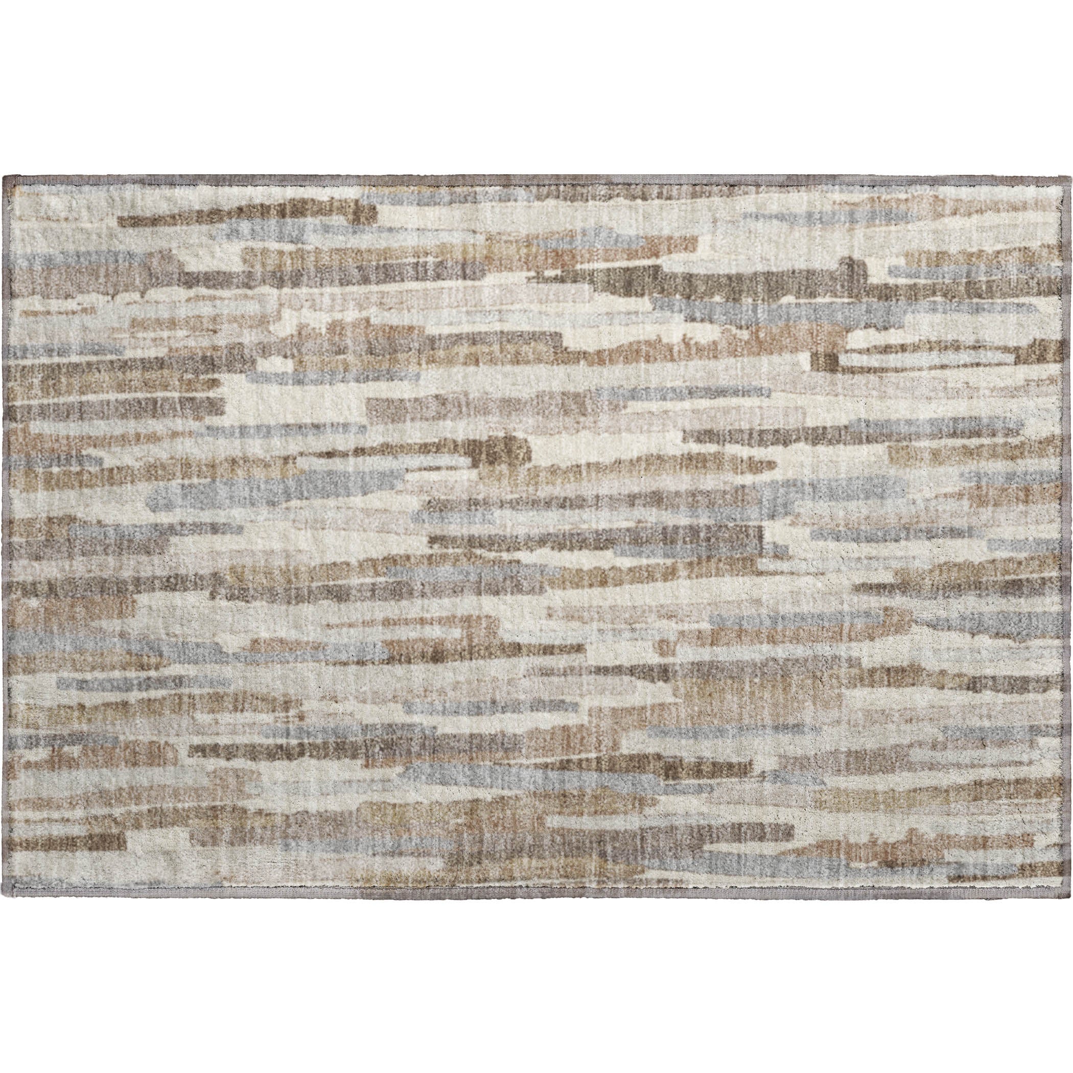 Lucerne Machine Washable Transitional Ivory Rug 1'8" x 2'6" #shape_Rectangle