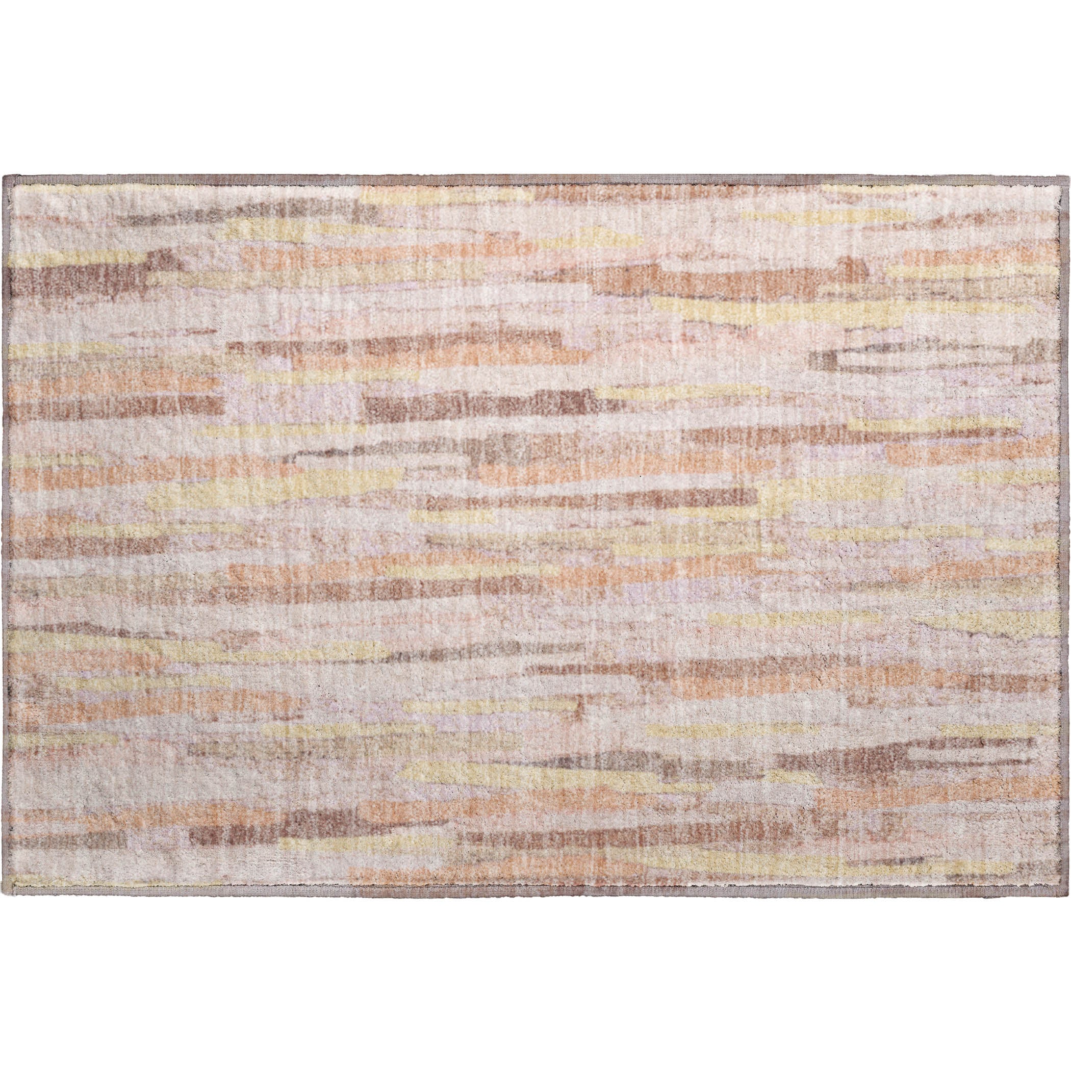 Lucerne Machine Washable Transitional Pink Rug 1'8" x 2'6" #shape_Rectangle