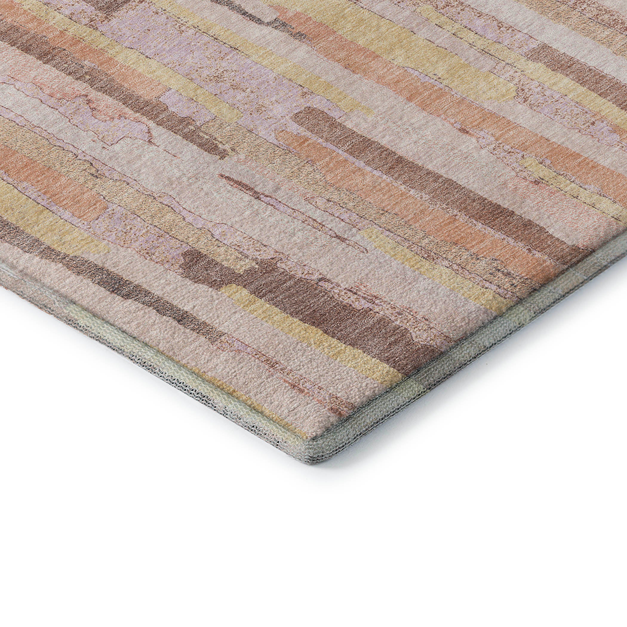 Lucerne Machine Washable Transitional Pink Rug 1'8" x 2'6" #shape_Rectangle