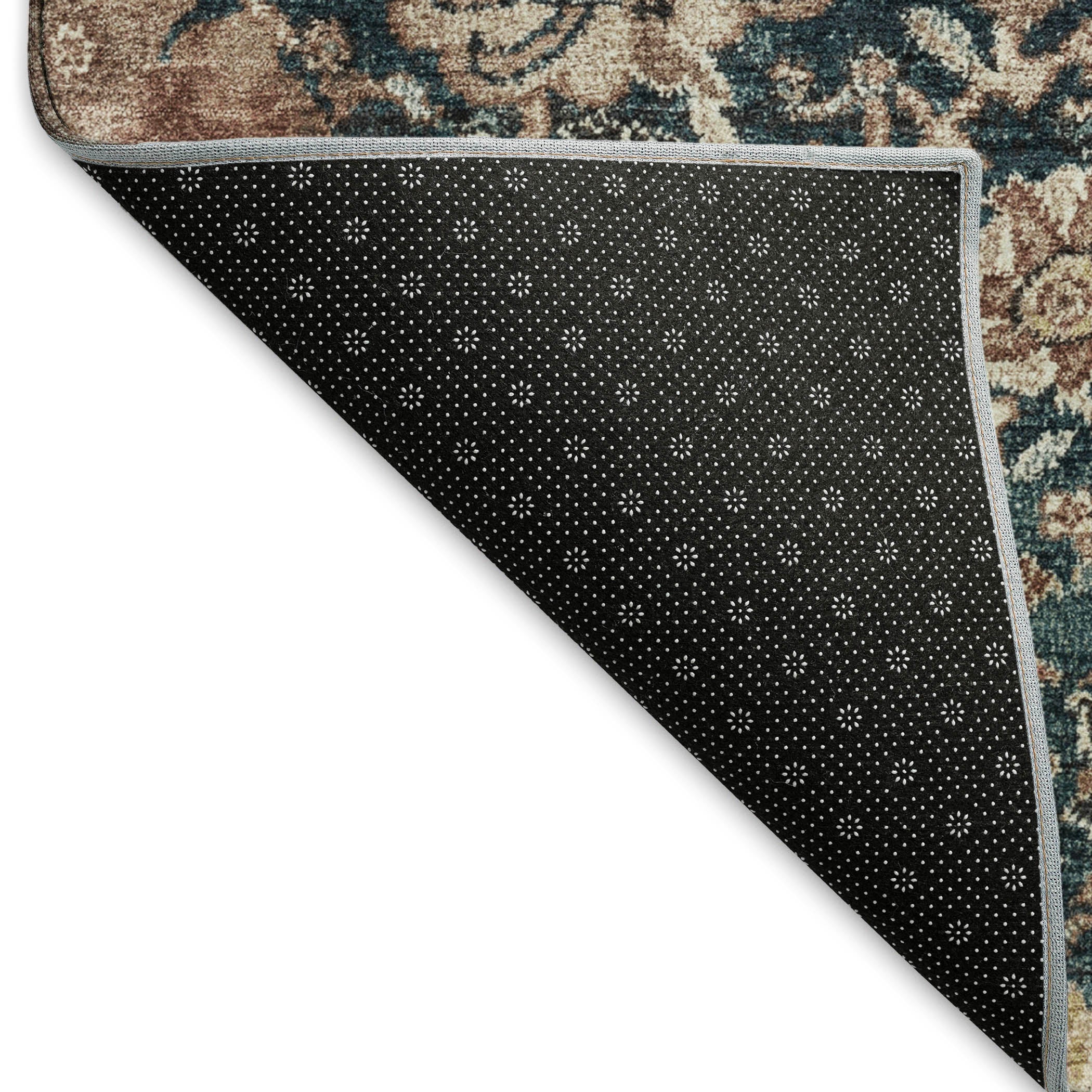 Reykjavik Machine Washable Transitional Taupe Brown Rug 1'8" x 2'6" #shape_Rectangle