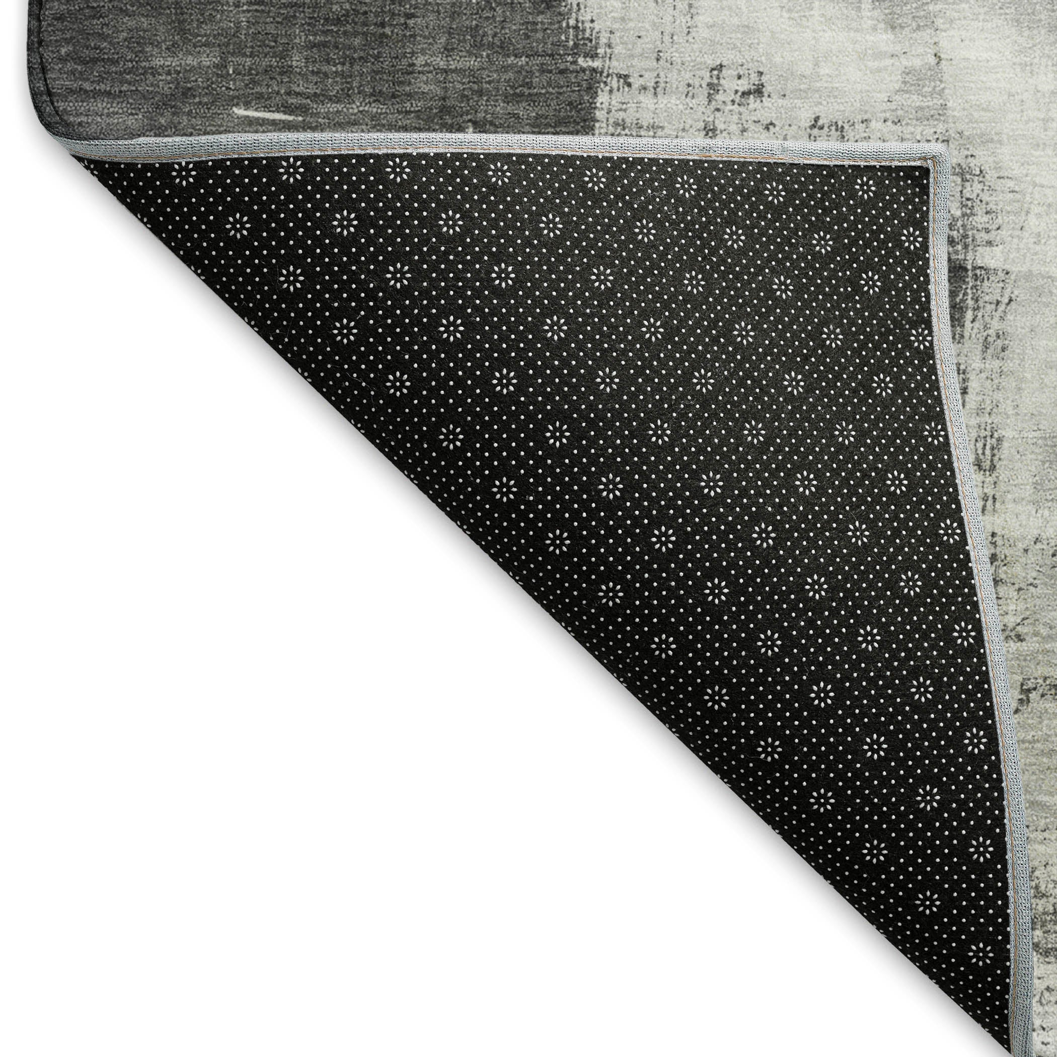 Lucerne Machine Washable Transitional Gray Rug 1'8" x 2'6" #shape_Rectangle