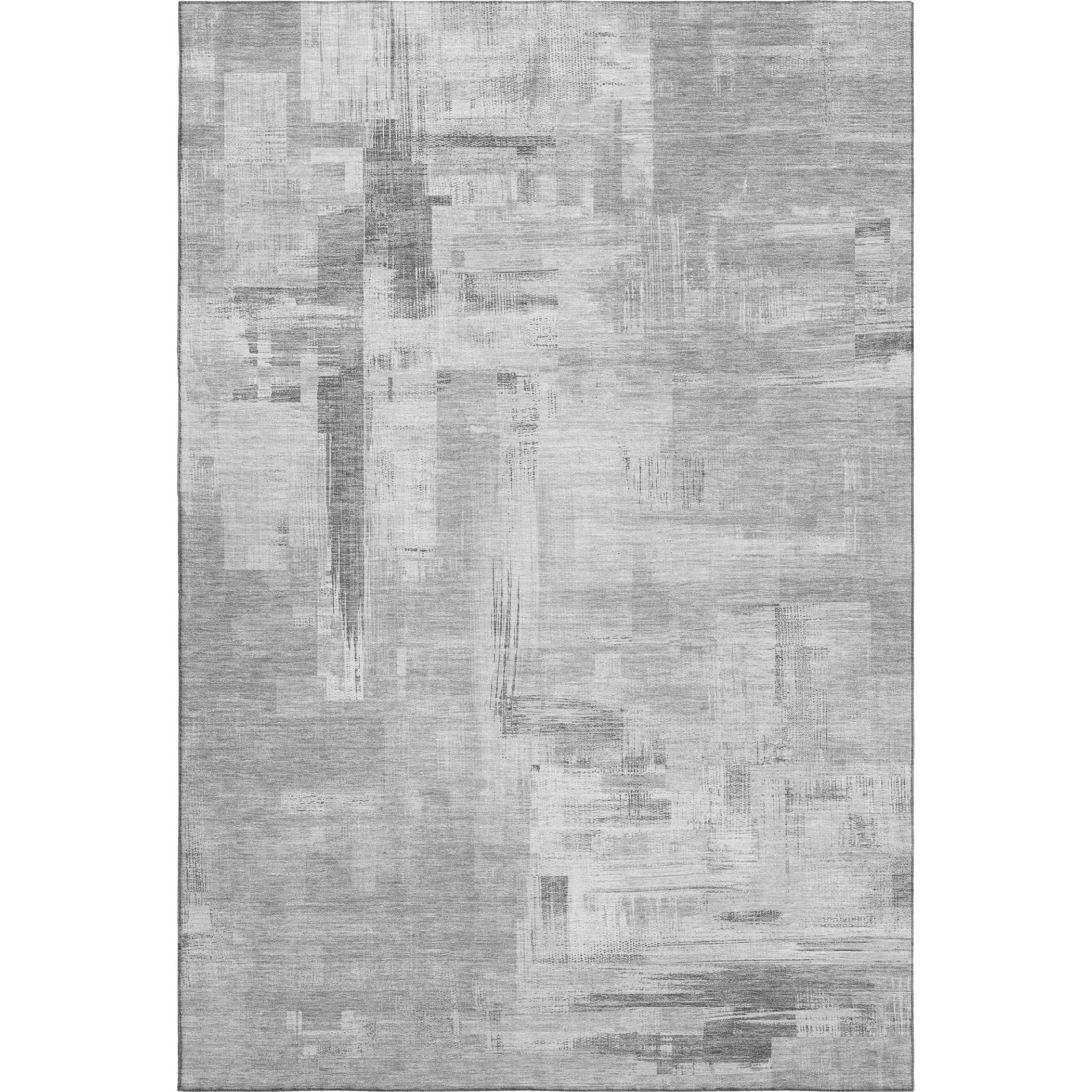 Vienna Machine Washable Transitional Gray Rug 2'6" x 3'10" #shape_Rectangle