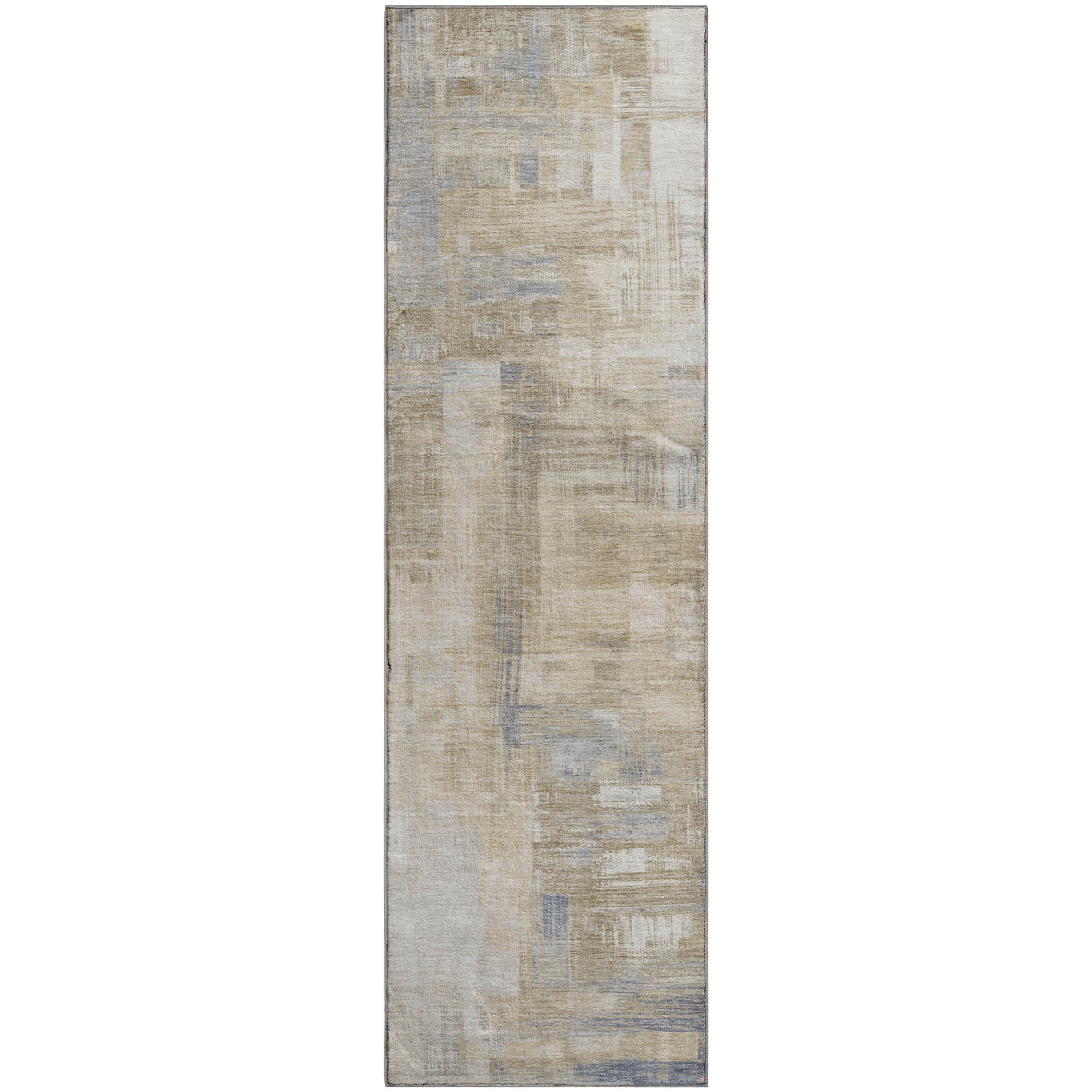 Vienna Machine Washable Transitional Ivory Rug 2'3" x 7'6" #shape_Runner