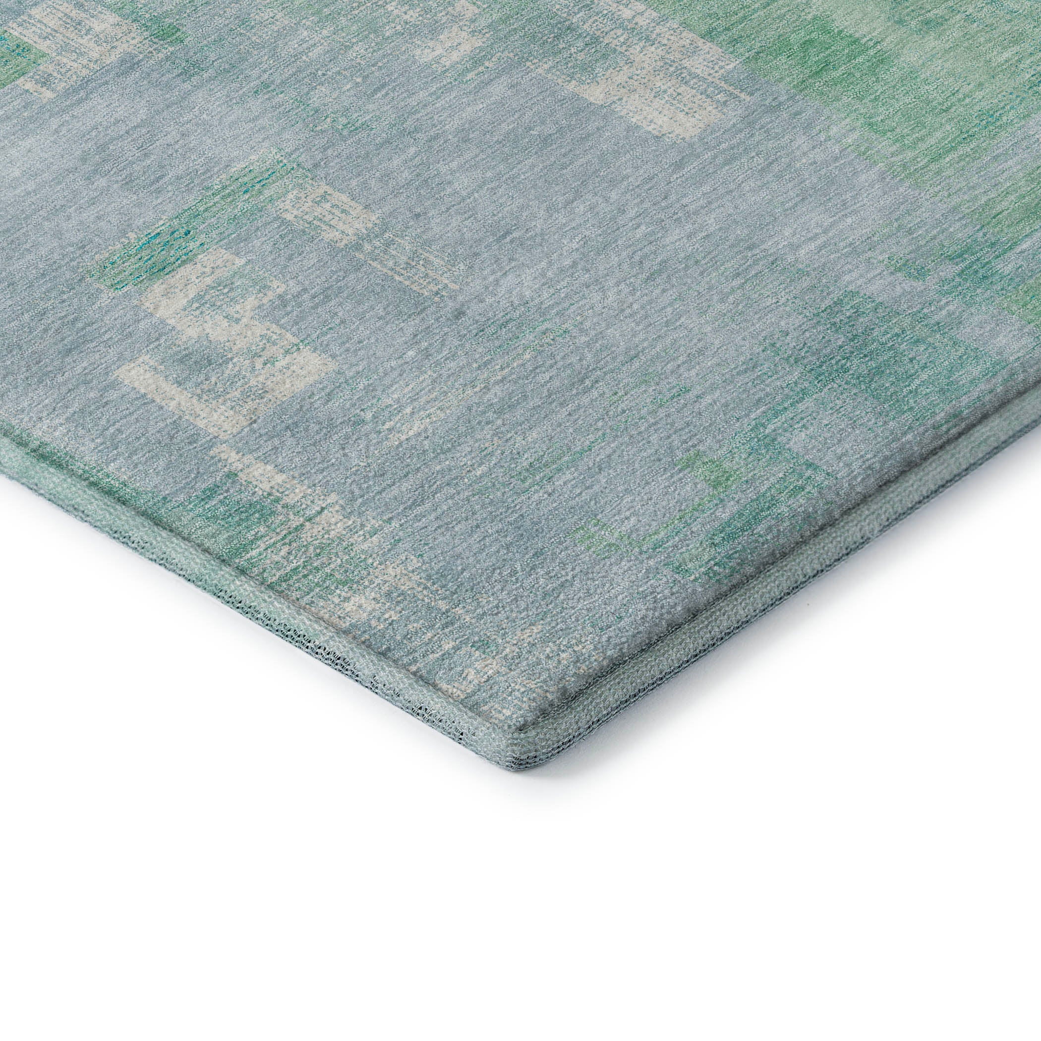 Vienna Machine Washable Transitional Sky Blue Rug 1'8" x 2'6" #shape_Rectangle