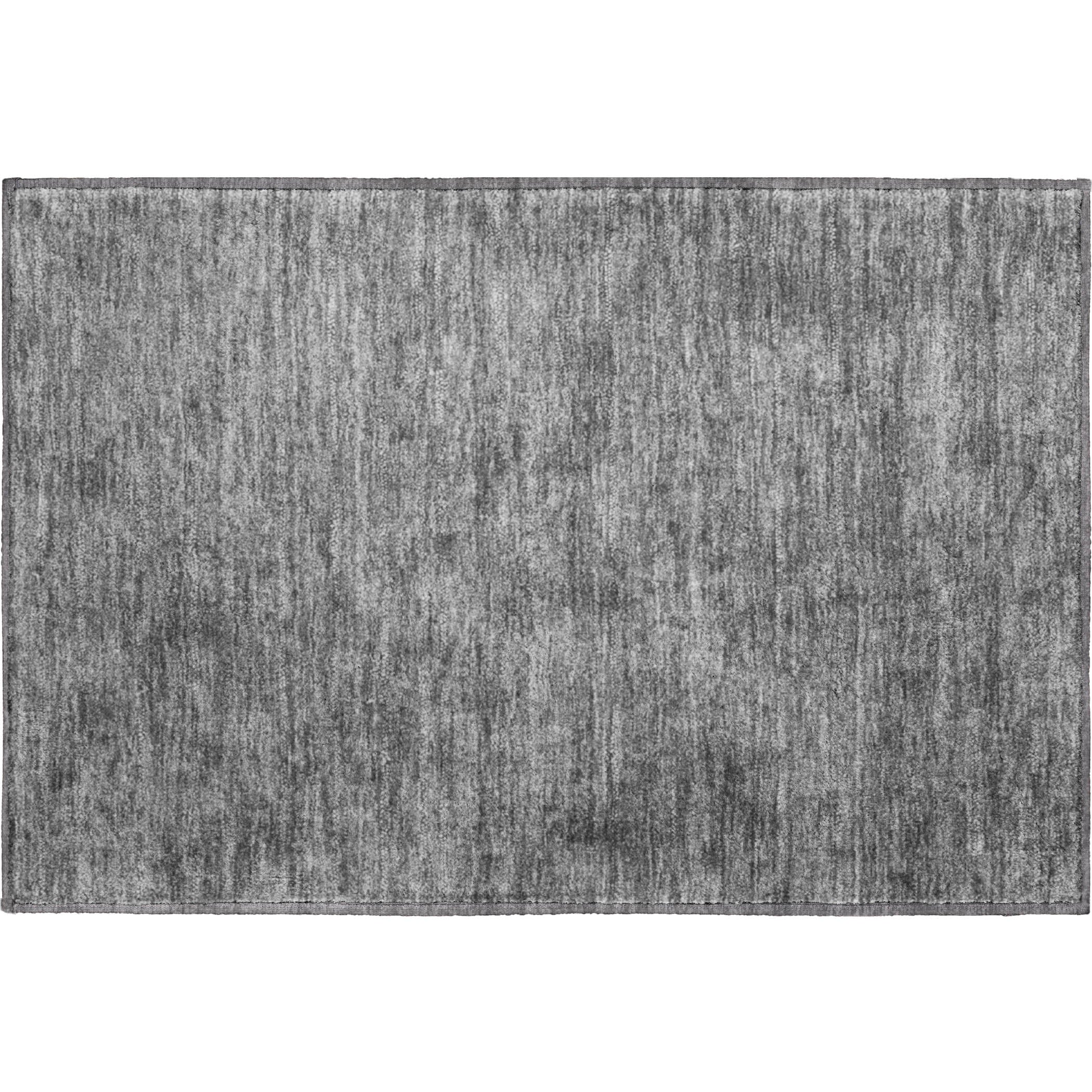 Colombo Machine Washable Transitional Gray Rug 1'8" x 2'6" #shape_Rectangle