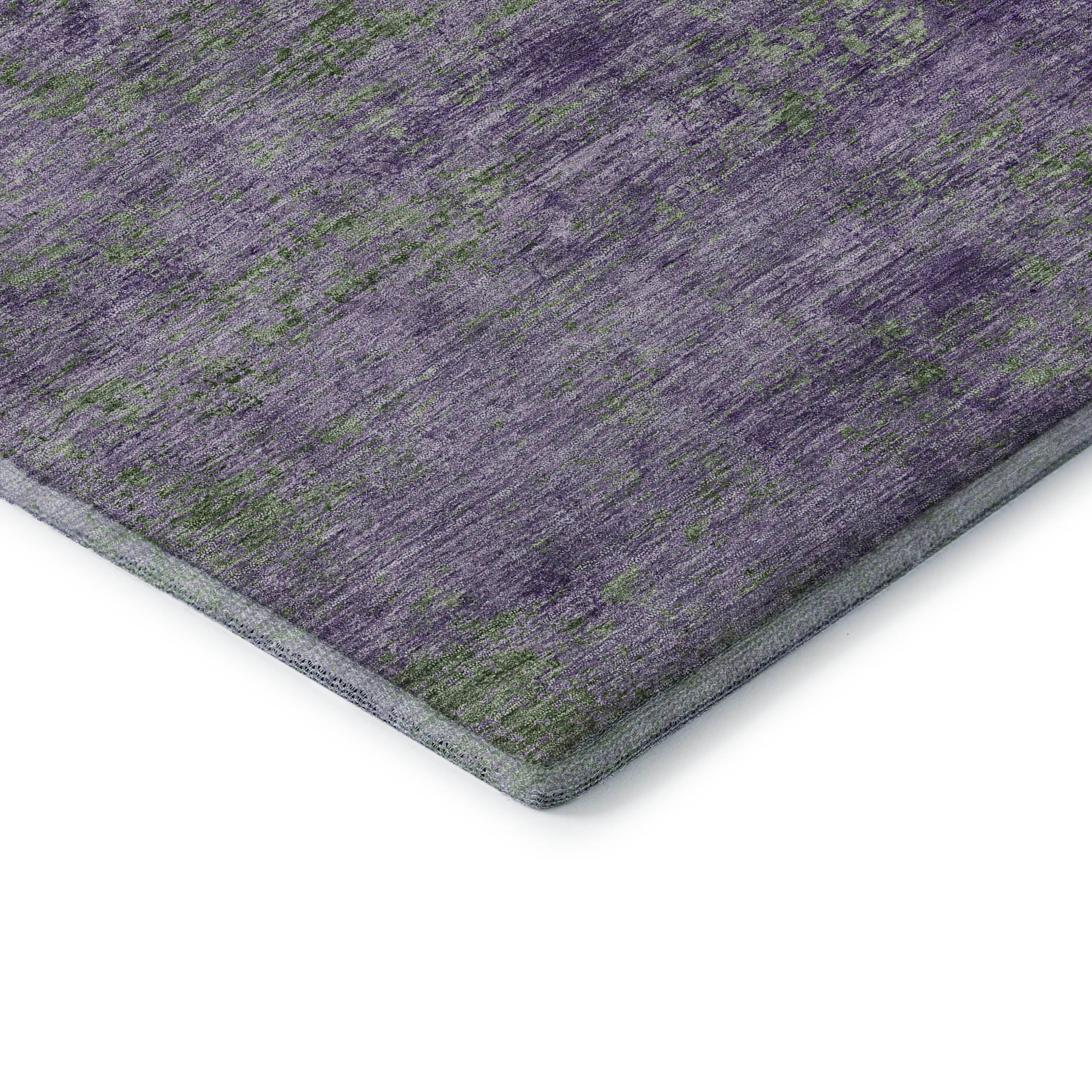 Colombo Machine Washable Transitional Purple Rug 1'8" x 2'6" #shape_Rectangle