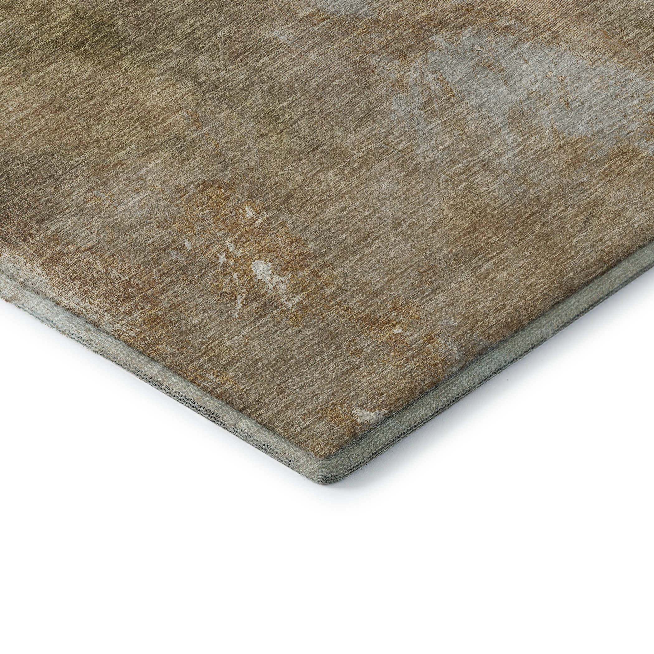 Seoul Machine Washable Transitional Copper Orange Rug 1'8" x 2'6" #shape_Rectangle