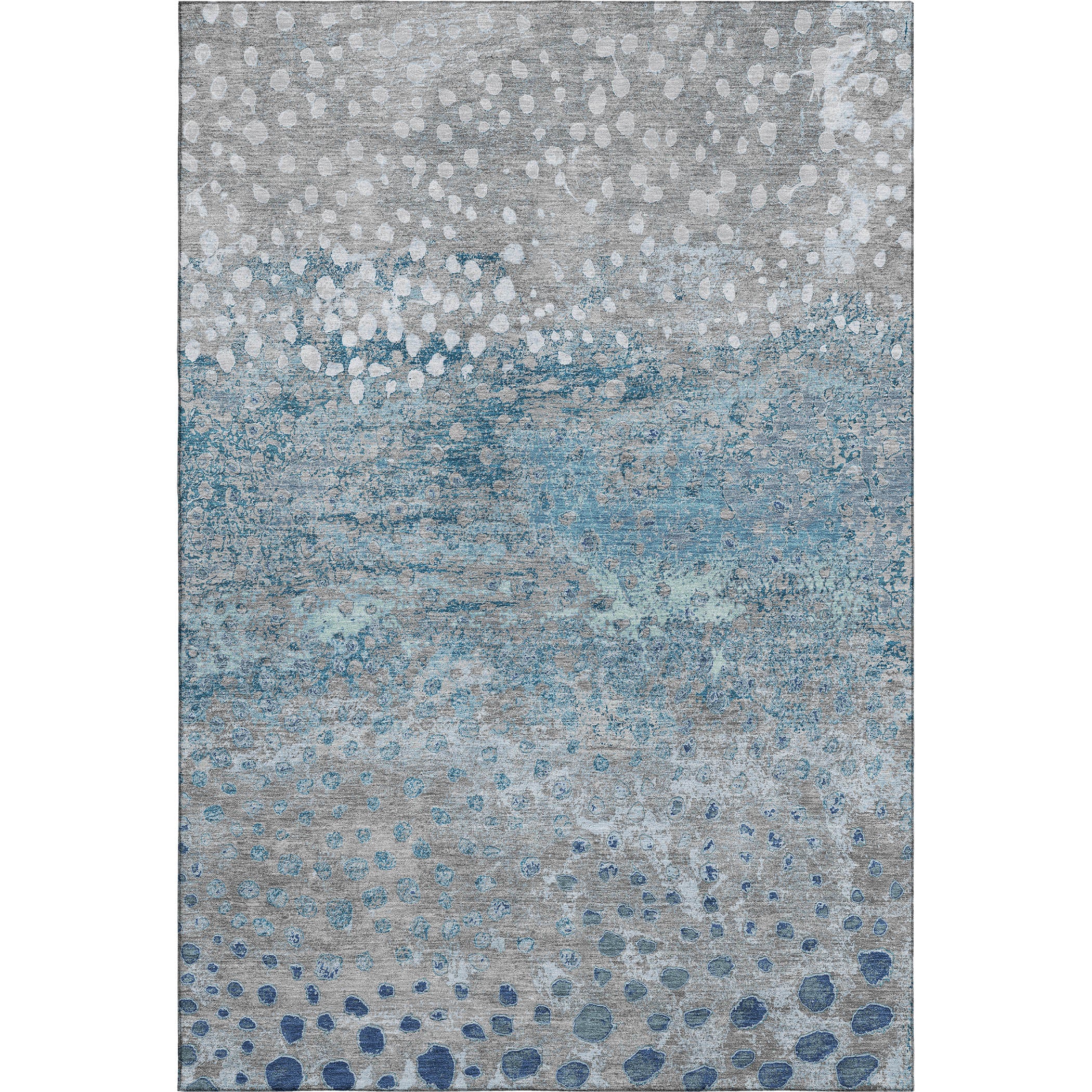 Istanbul Machine Washable Transitional Gray Rug 2'6" x 3'10" #shape_Rectangle