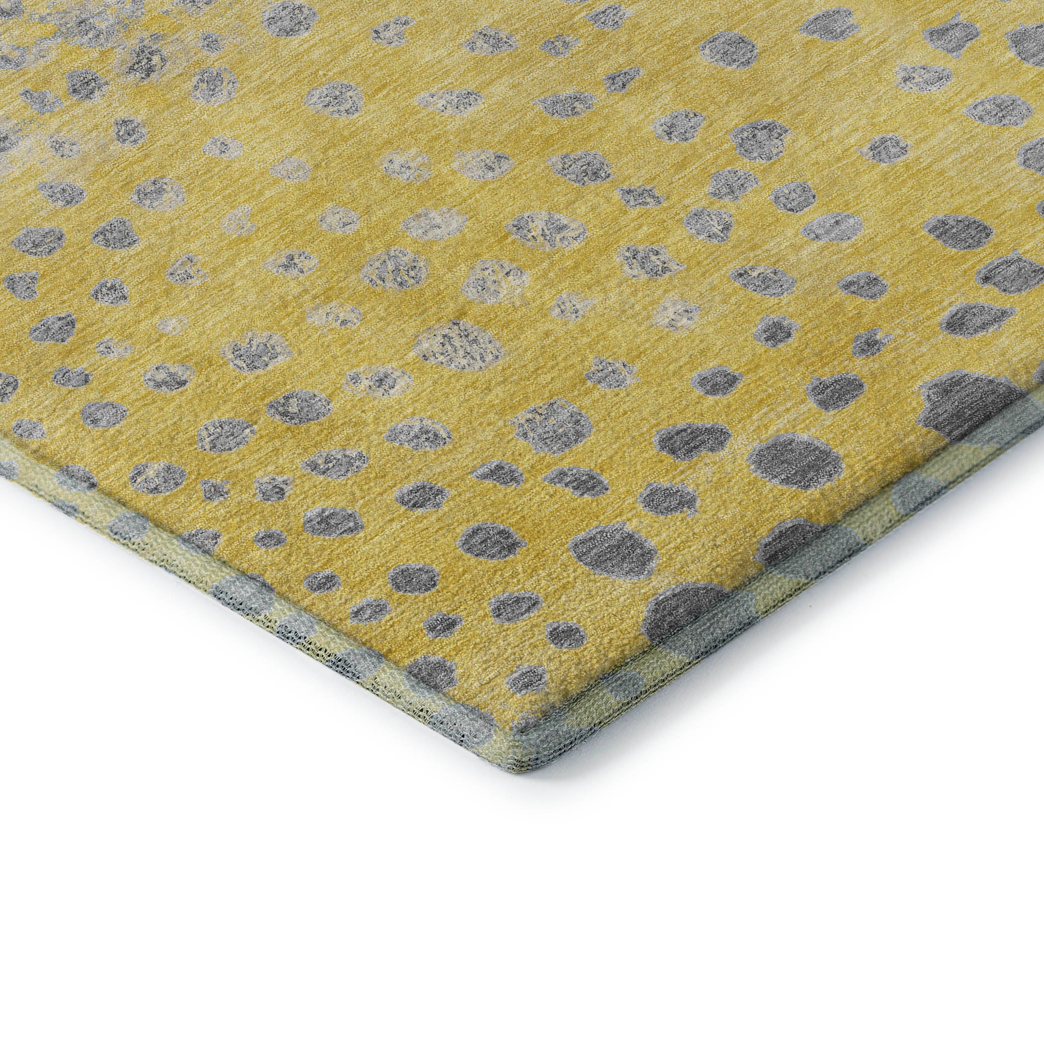 Istanbul Machine Washable Transitional Yellow Gold Rug 1'8" x 2'6" #shape_Rectangle