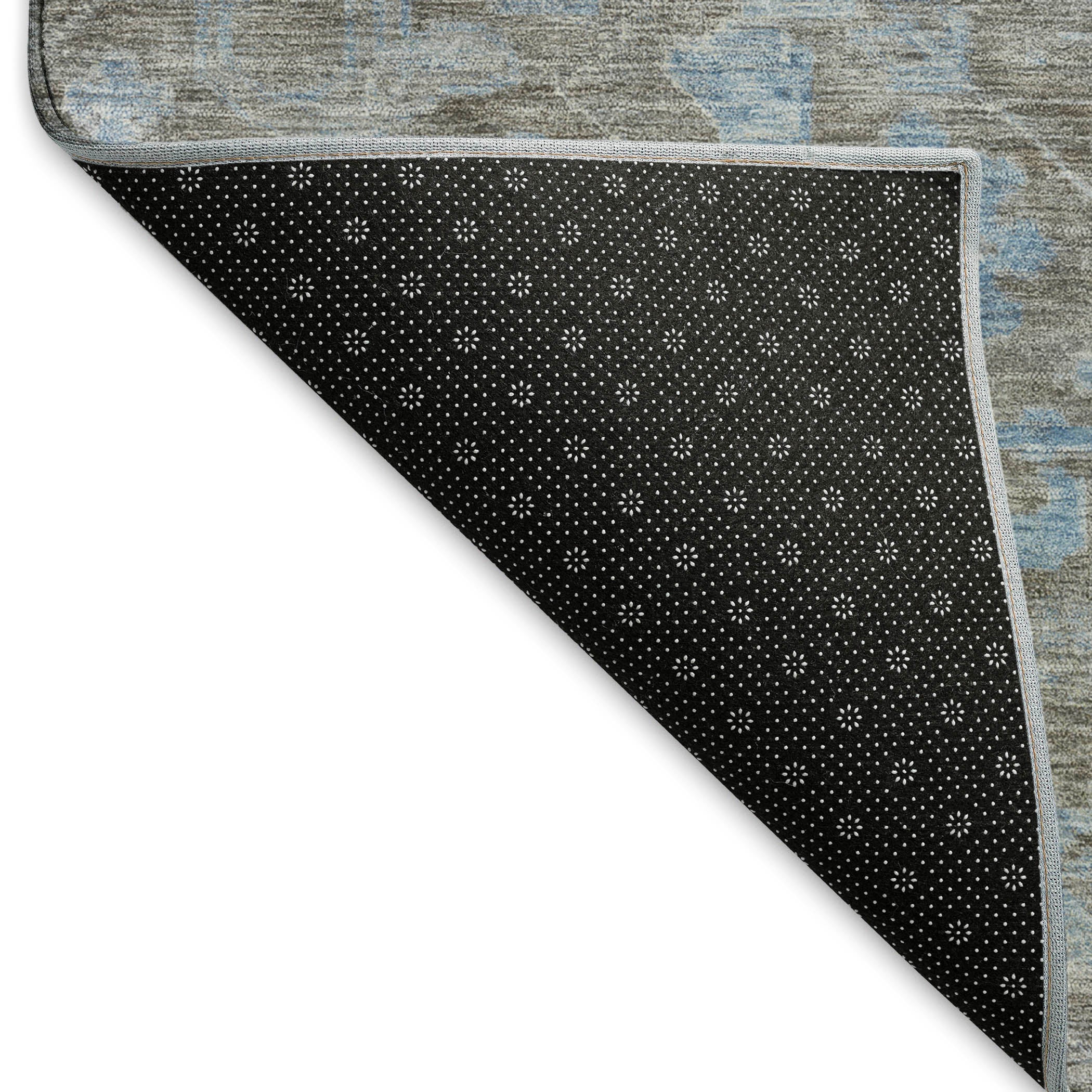 Istanbul Machine Washable Traditional Gray Rug 1'8" x 2'6" #shape_Rectangle