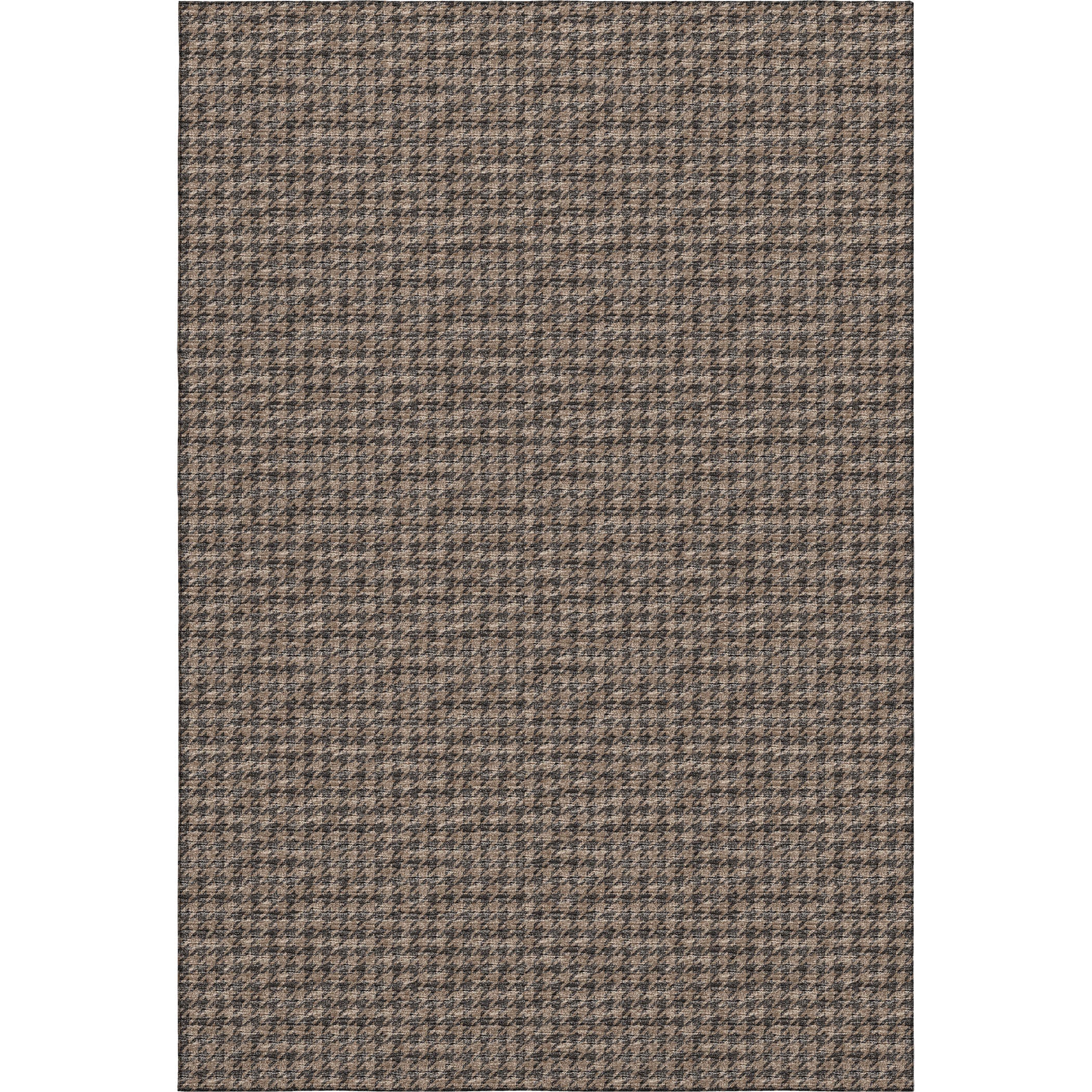 Mdina Machine Washable Transitional Chocolate Brown Rug 2'6" x 3'10" #shape_Rectangle