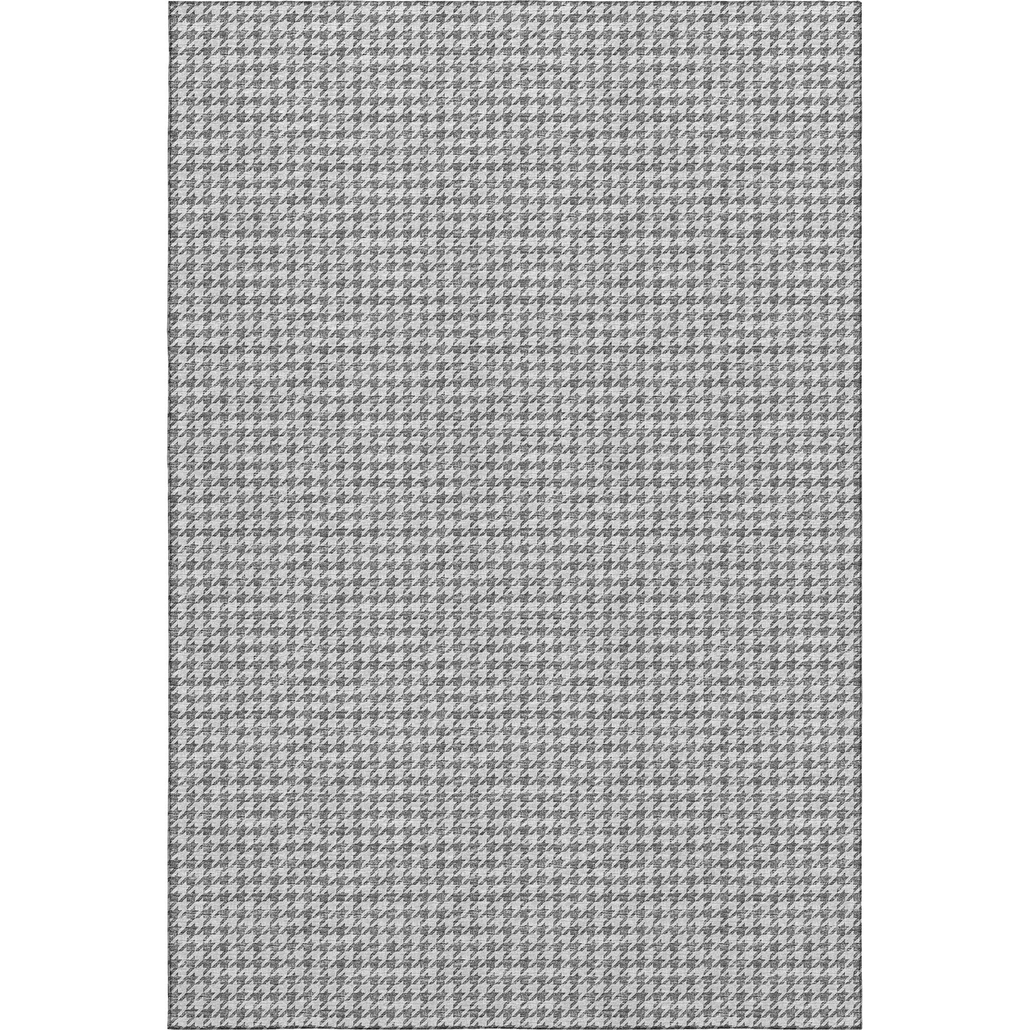 Mdina Machine Washable Transitional Gray Rug 2'6" x 3'10" #shape_Rectangle