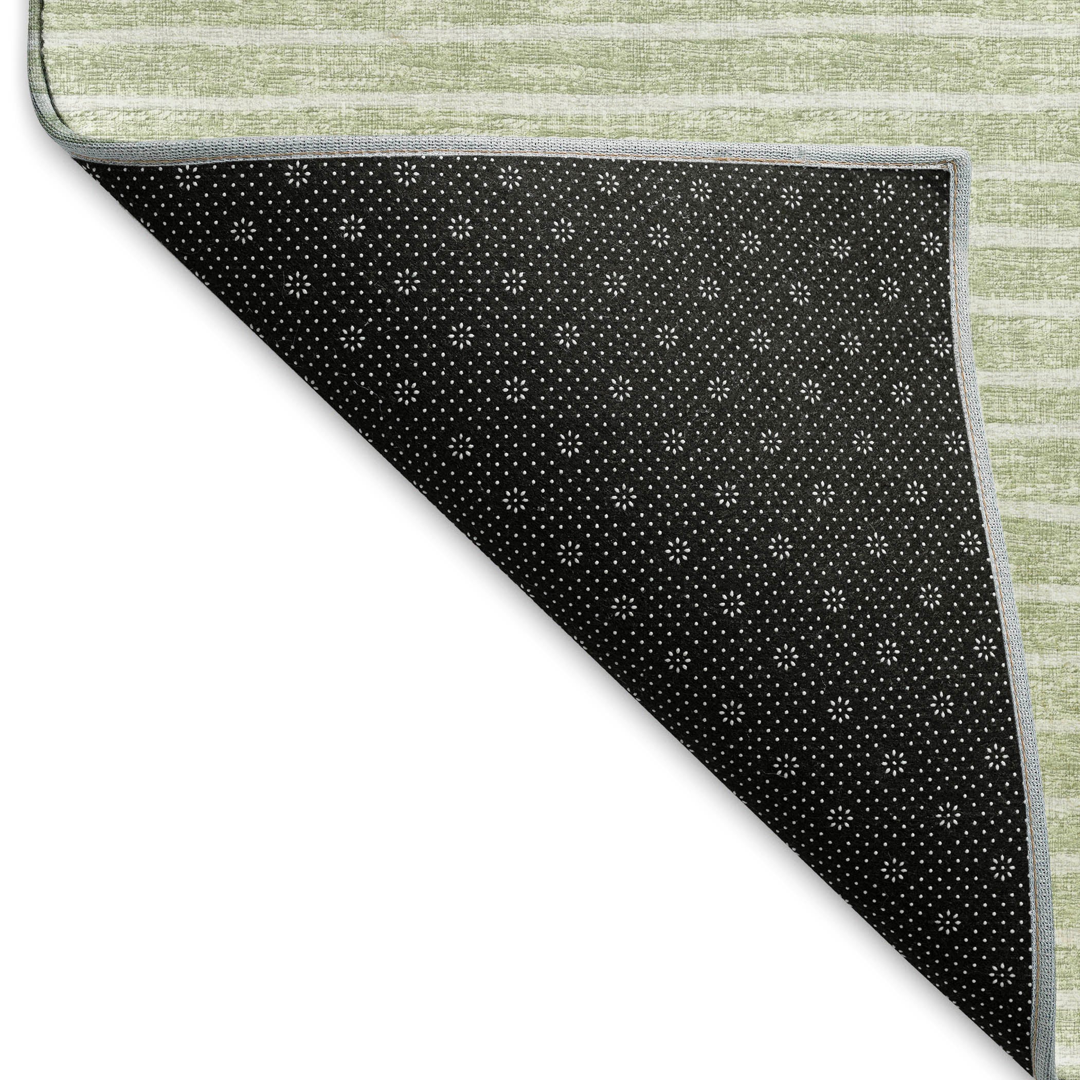 Colombo Machine Washable Transitional Mist Green Rug 1'8" x 2'6" #shape_Rectangle