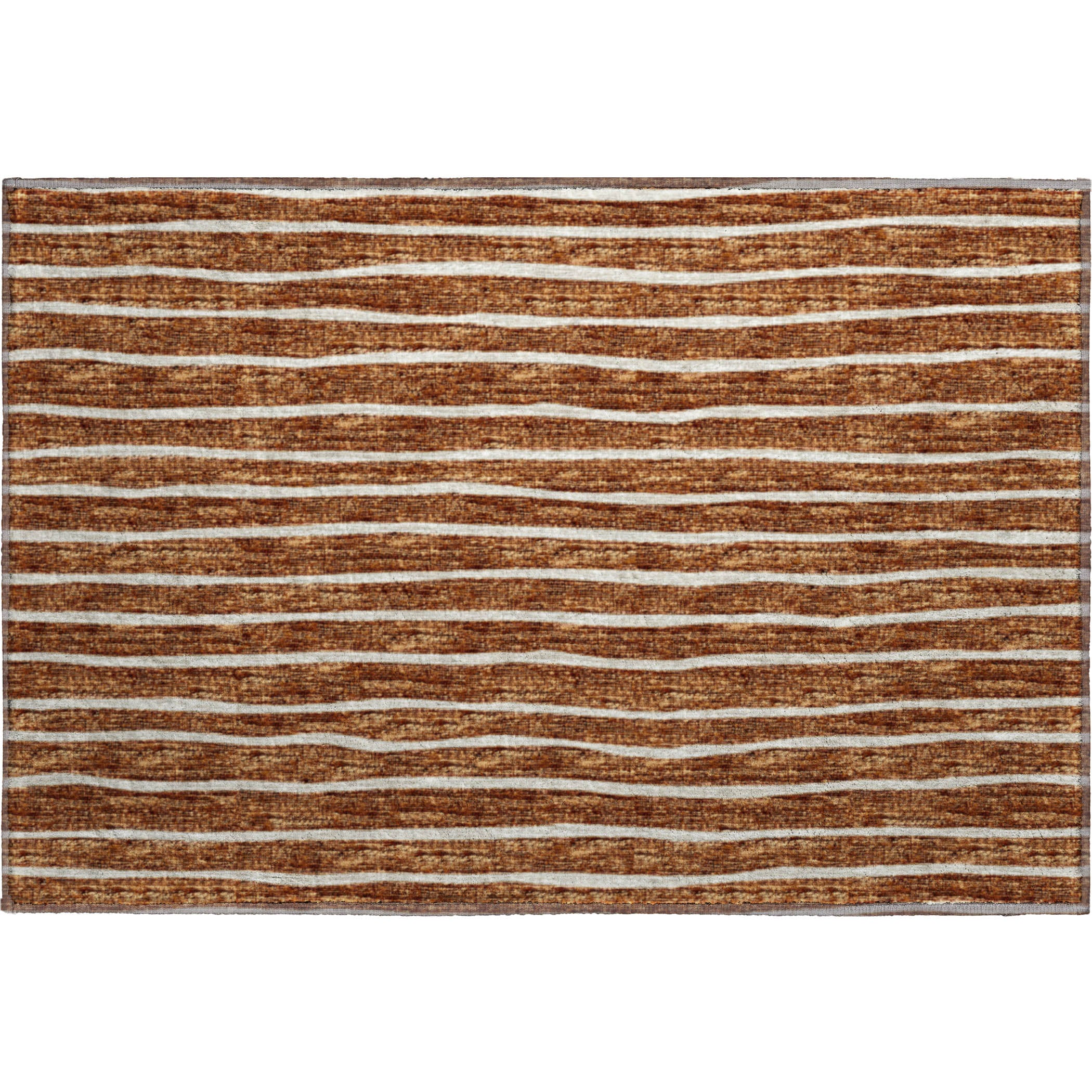 Colombo Machine Washable Transitional Paprika Red Rug 1'8" x 2'6" #shape_Rectangle