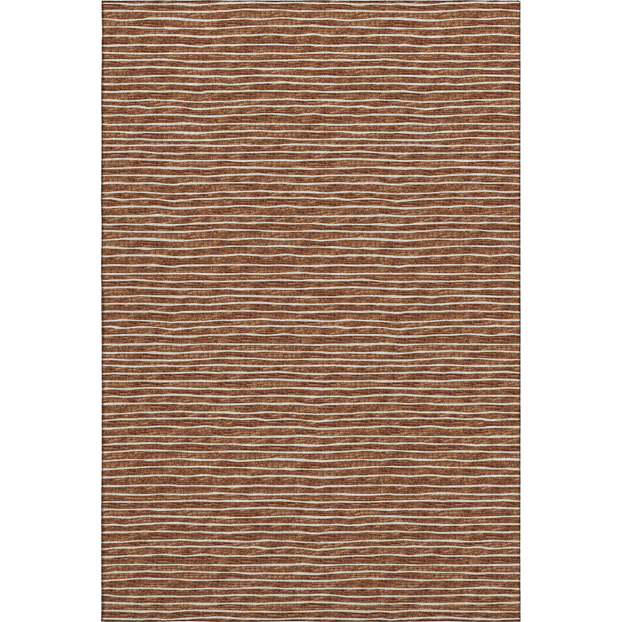 Colombo Machine Washable Transitional Paprika Red Rug 2'6" x 3'10" #shape_Rectangle