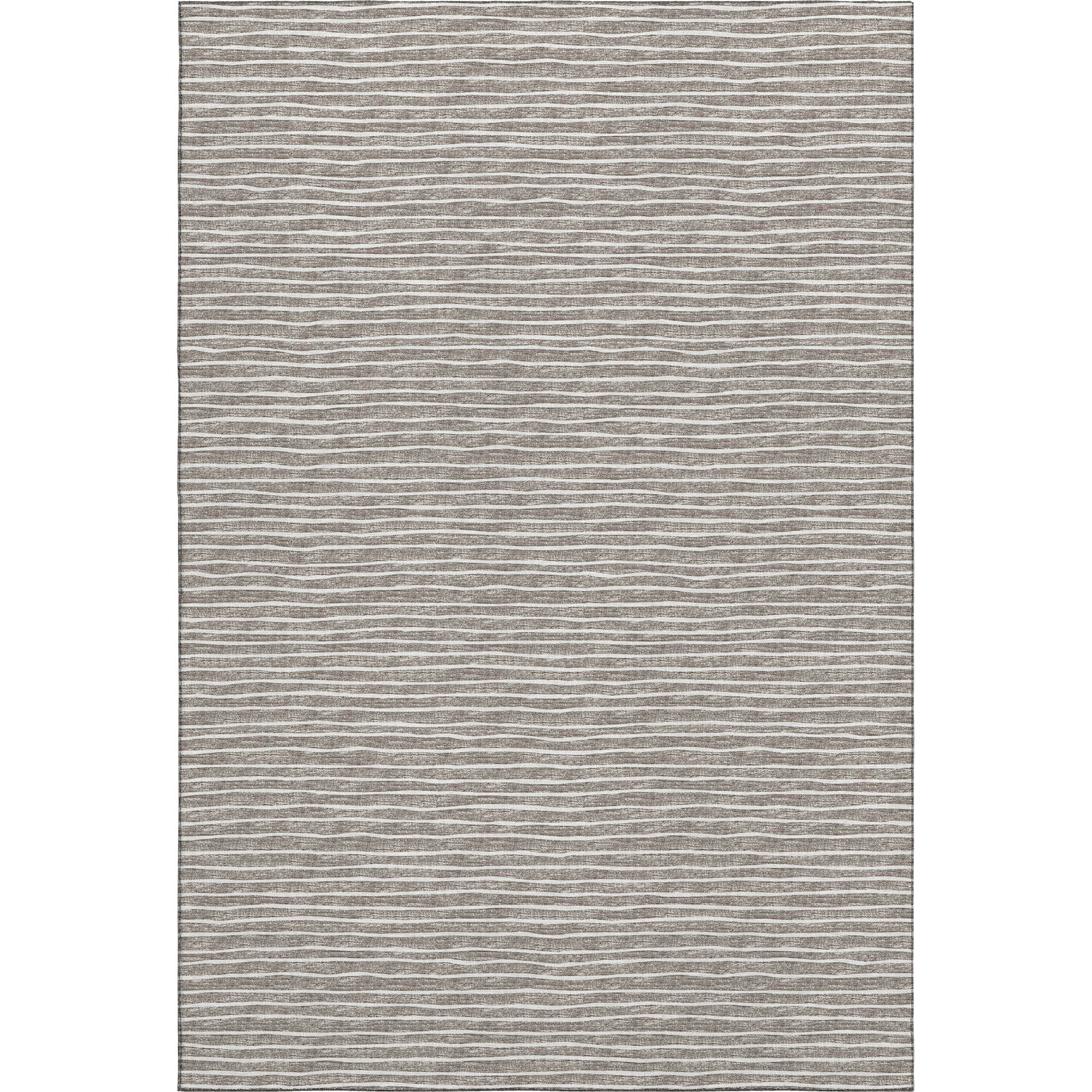 Colombo Machine Washable Transitional Taupe Brown Rug 2'6" x 3'10" #shape_Rectangle