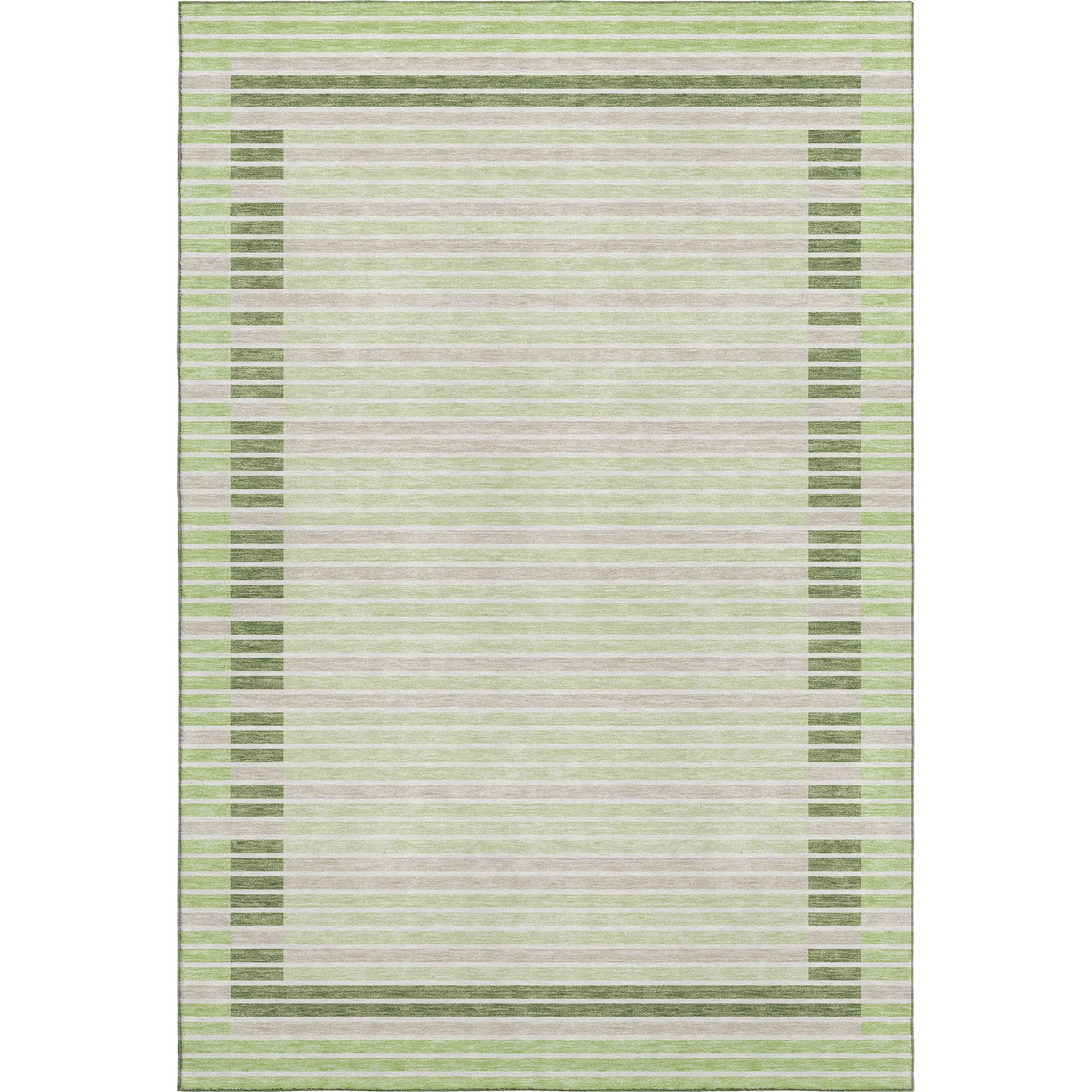 Kyoto Machine Washable Transitional Aloe Green Rug 2'6" x 3'10" #shape_Rectangle