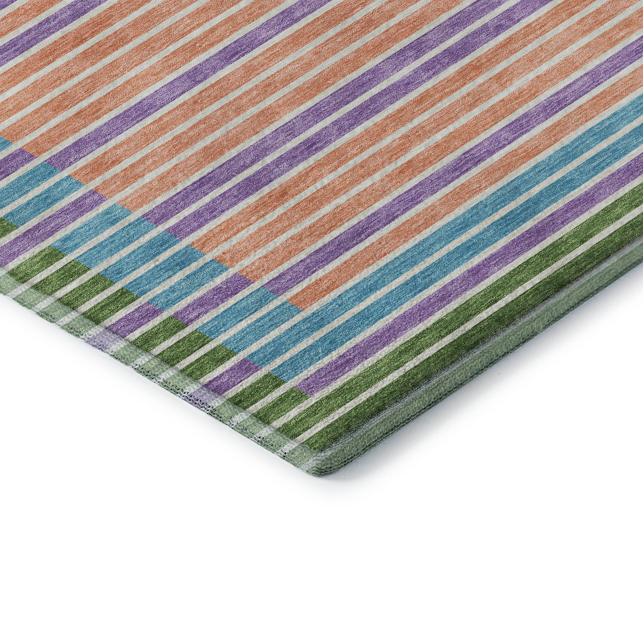 Kyoto Machine Washable Transitional Lime Green Rug 1'8" x 2'6" #shape_Rectangle