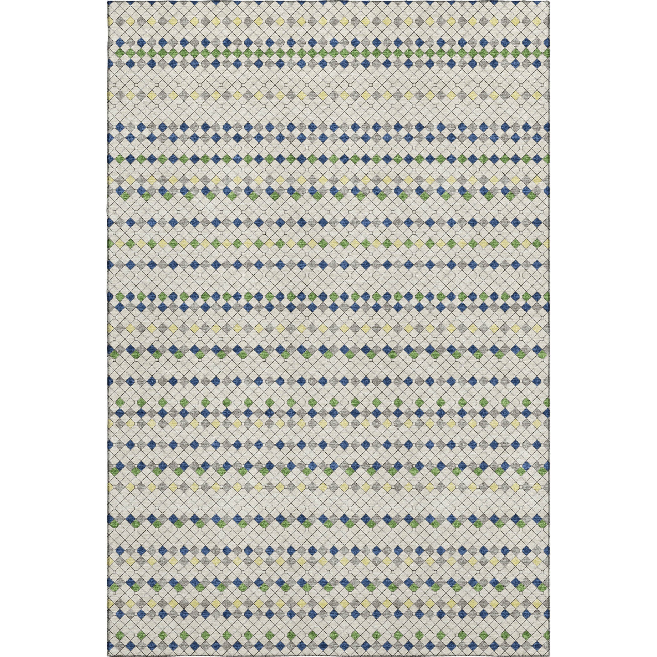 Kathmandu Machine Washable Transitional Linen Ivory Rug 2'6" x 3'10" #shape_Rectangle
