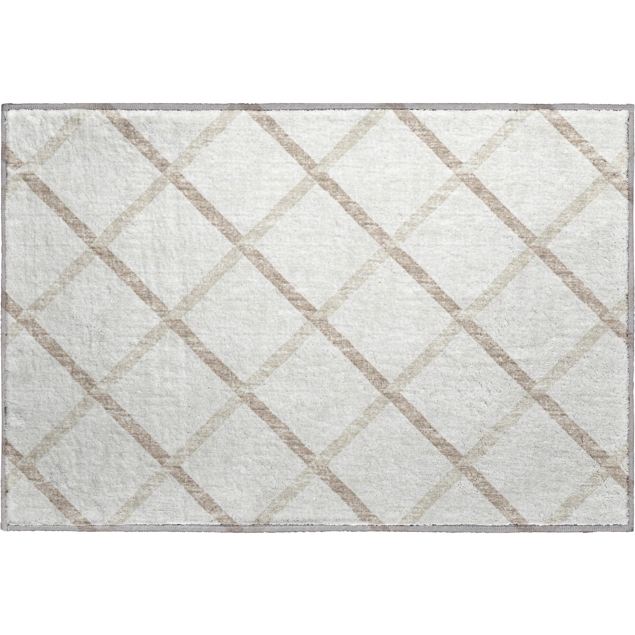 Oaxaca Machine Washable Transitional Ivory Rug 1'8" x 2'6" #shape_Rectangle