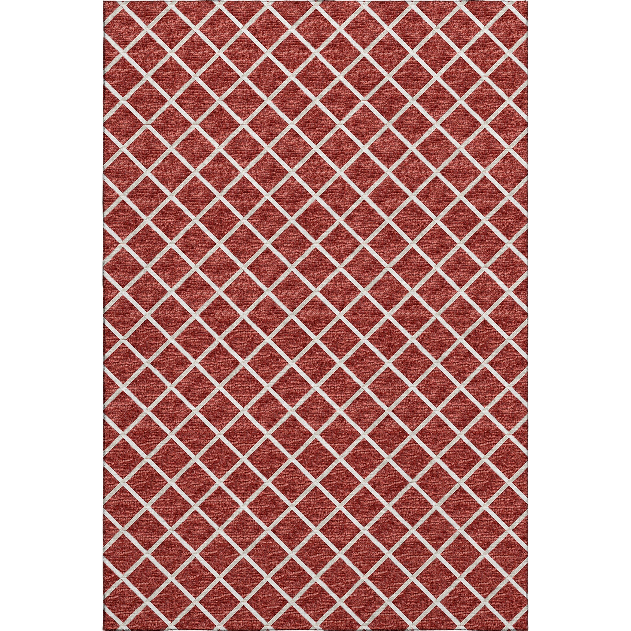 Oaxaca Machine Washable Transitional Red Rug 2'6" x 3'10" #shape_Rectangle