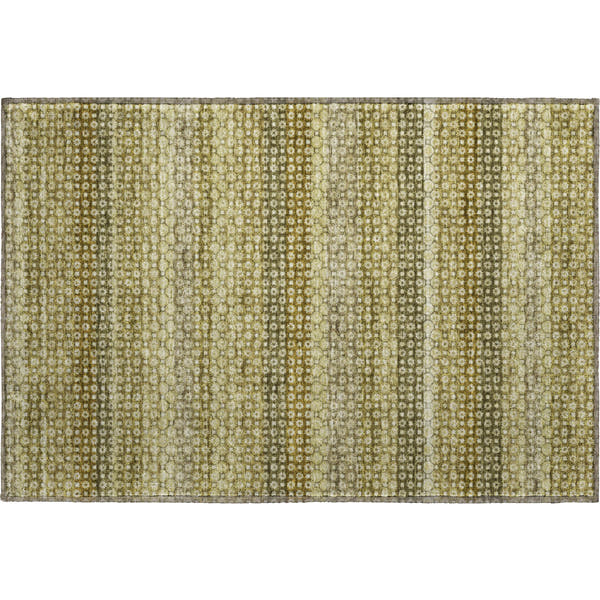 Tallinn Machine Washable Transitional Aloe Green Rug 1'8" x 2'6"