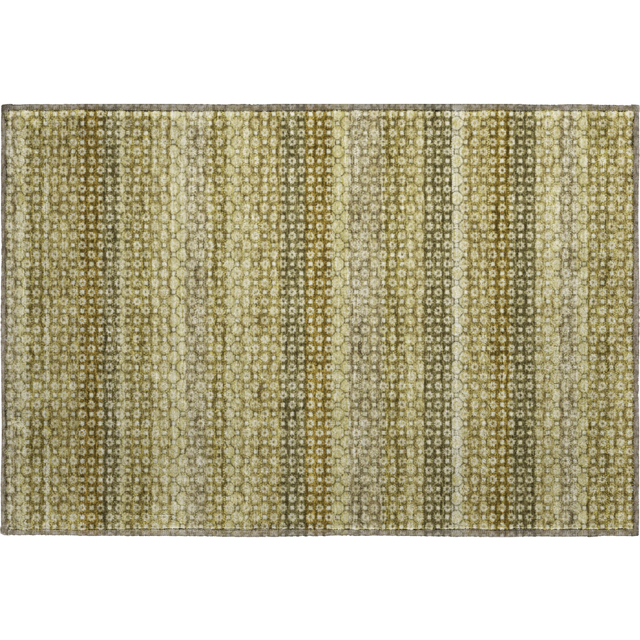 Tallinn Machine Washable Transitional Aloe Green Rug 1'8" x 2'6" #shape_Rectangle