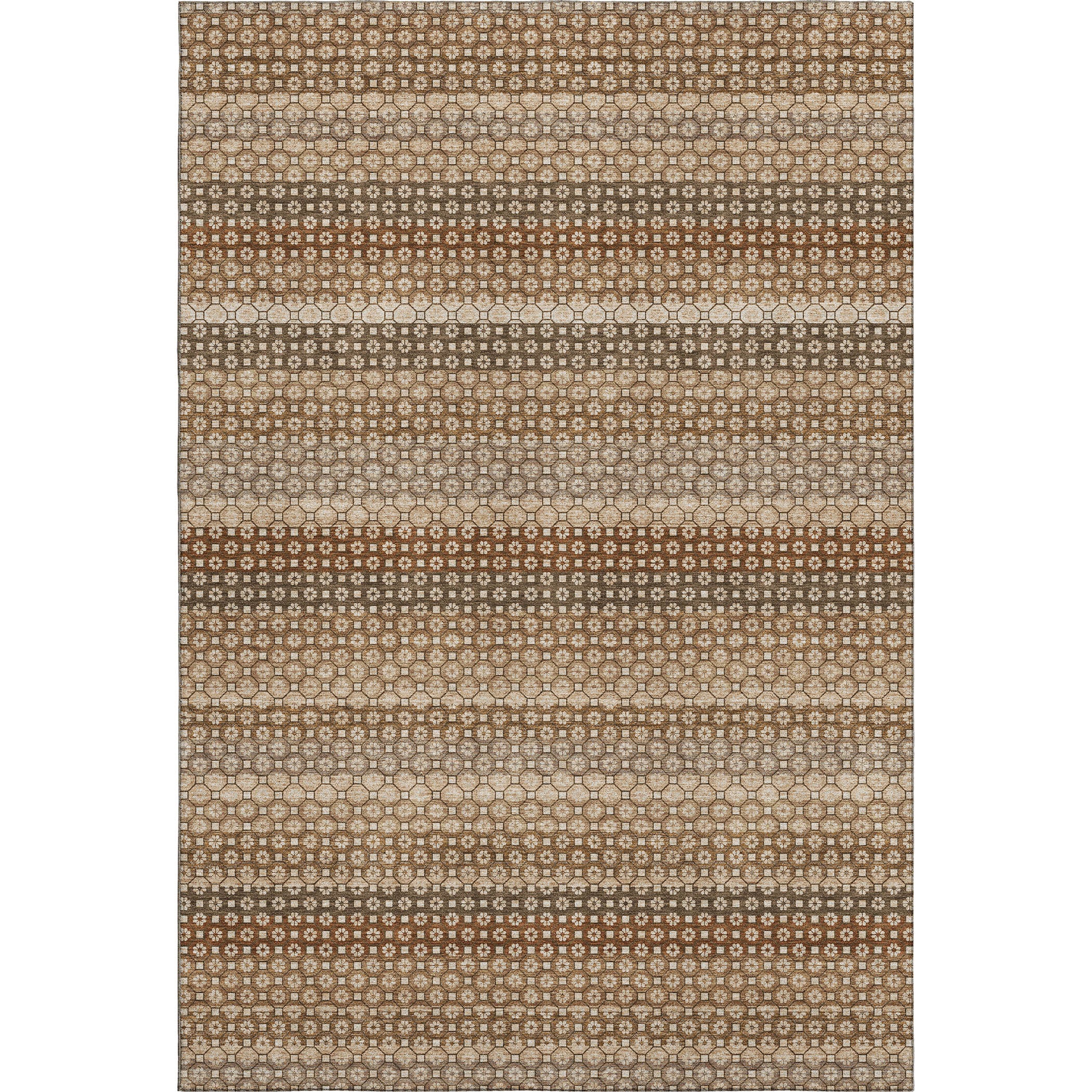 Tallinn Machine Washable Transitional Paprika Orange Rug 2'6" x 3'10" #shape_Rectangle