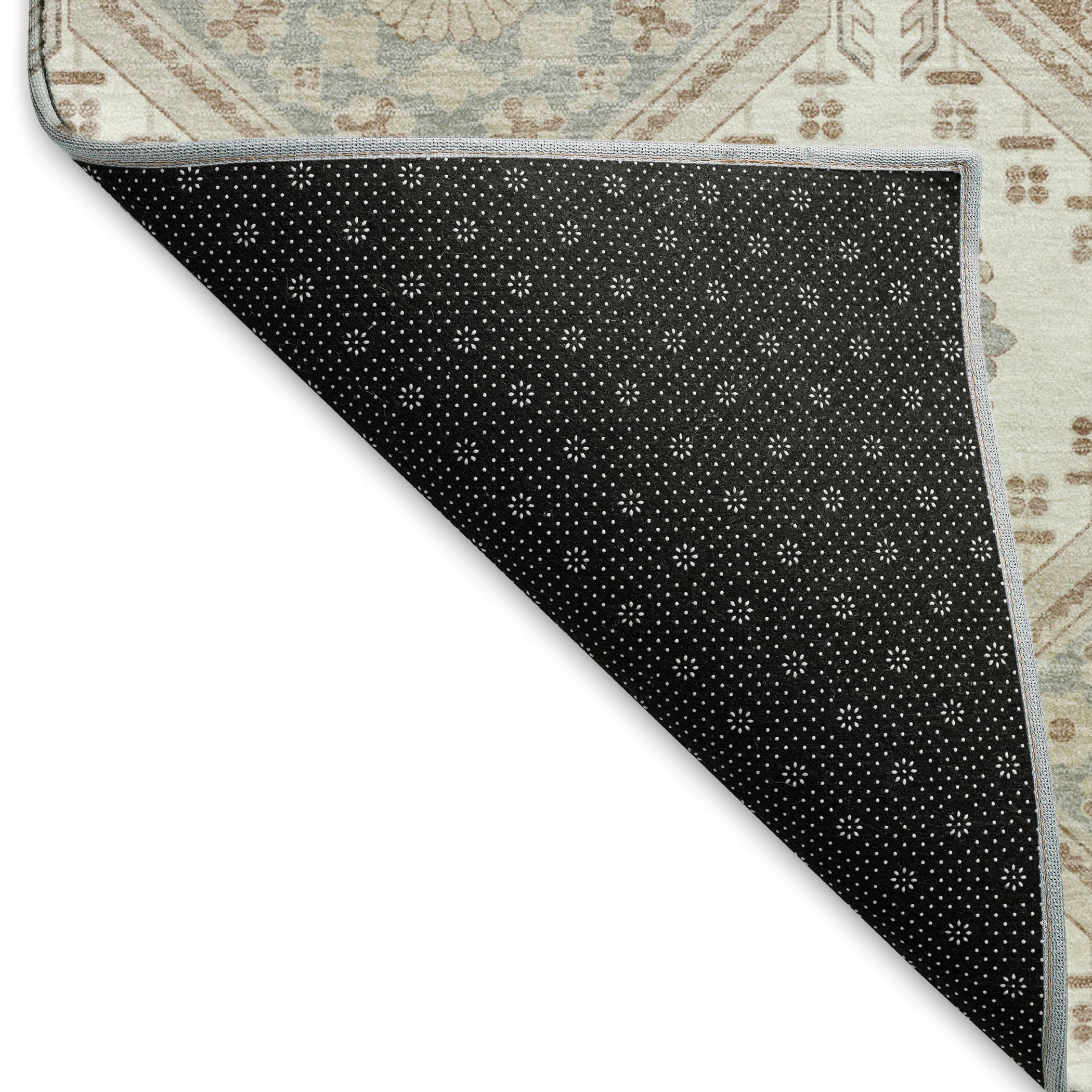 Oaxaca Machine Washable Transitional Ivory Rug 1'8" x 2'6" #shape_Rectangle