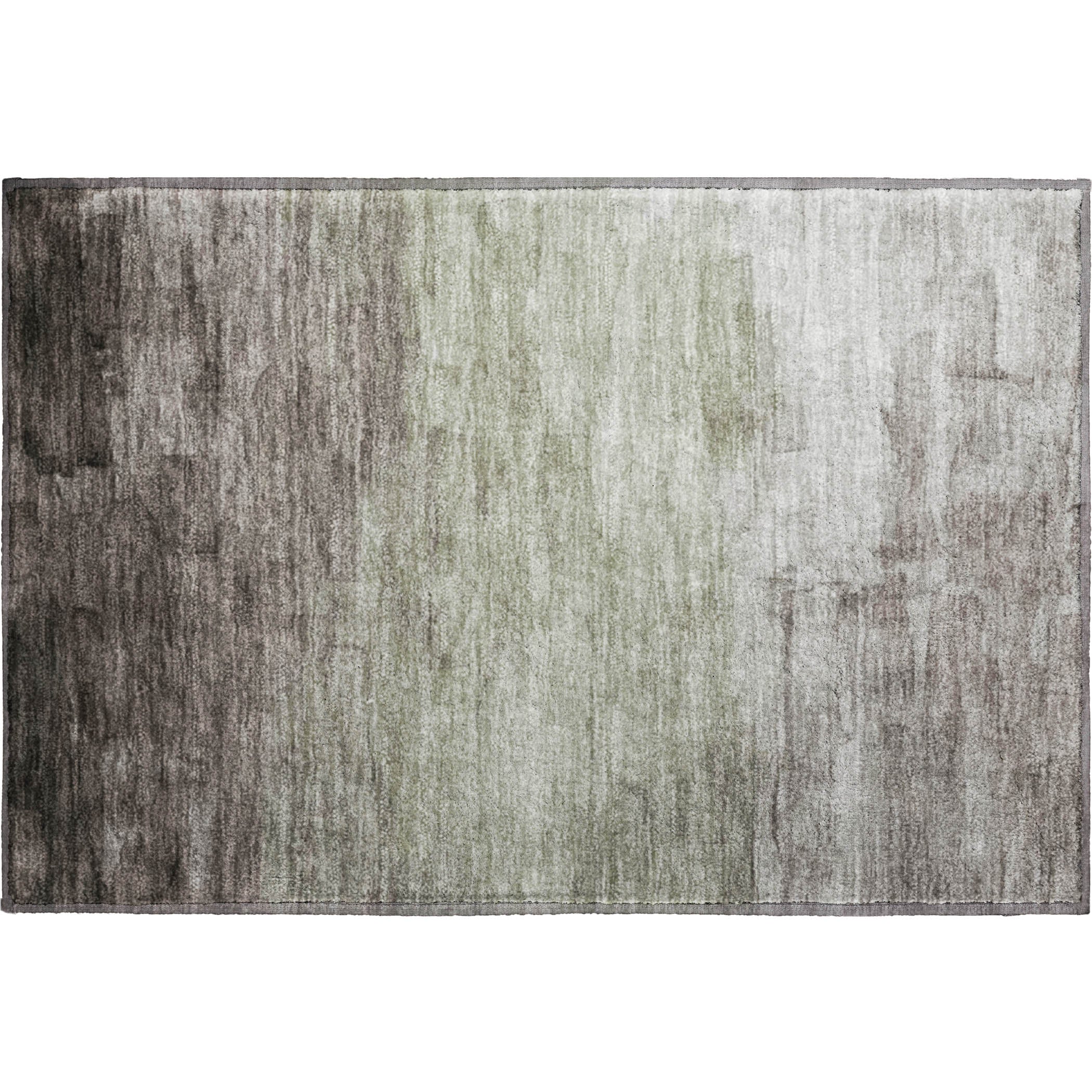 Budapest Machine Washable Transitional Taupe Brown Rug 1'8" x 2'6" #shape_Rectangle