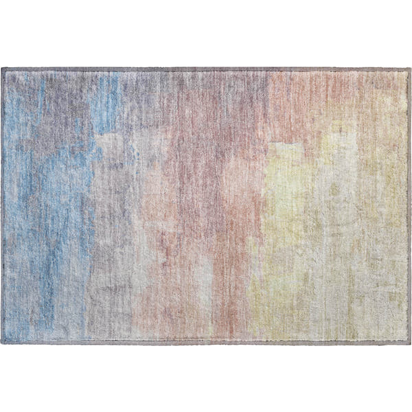 Valletta Machine Washable Transitional Beige Brown Rug 1'8" x 2'6"