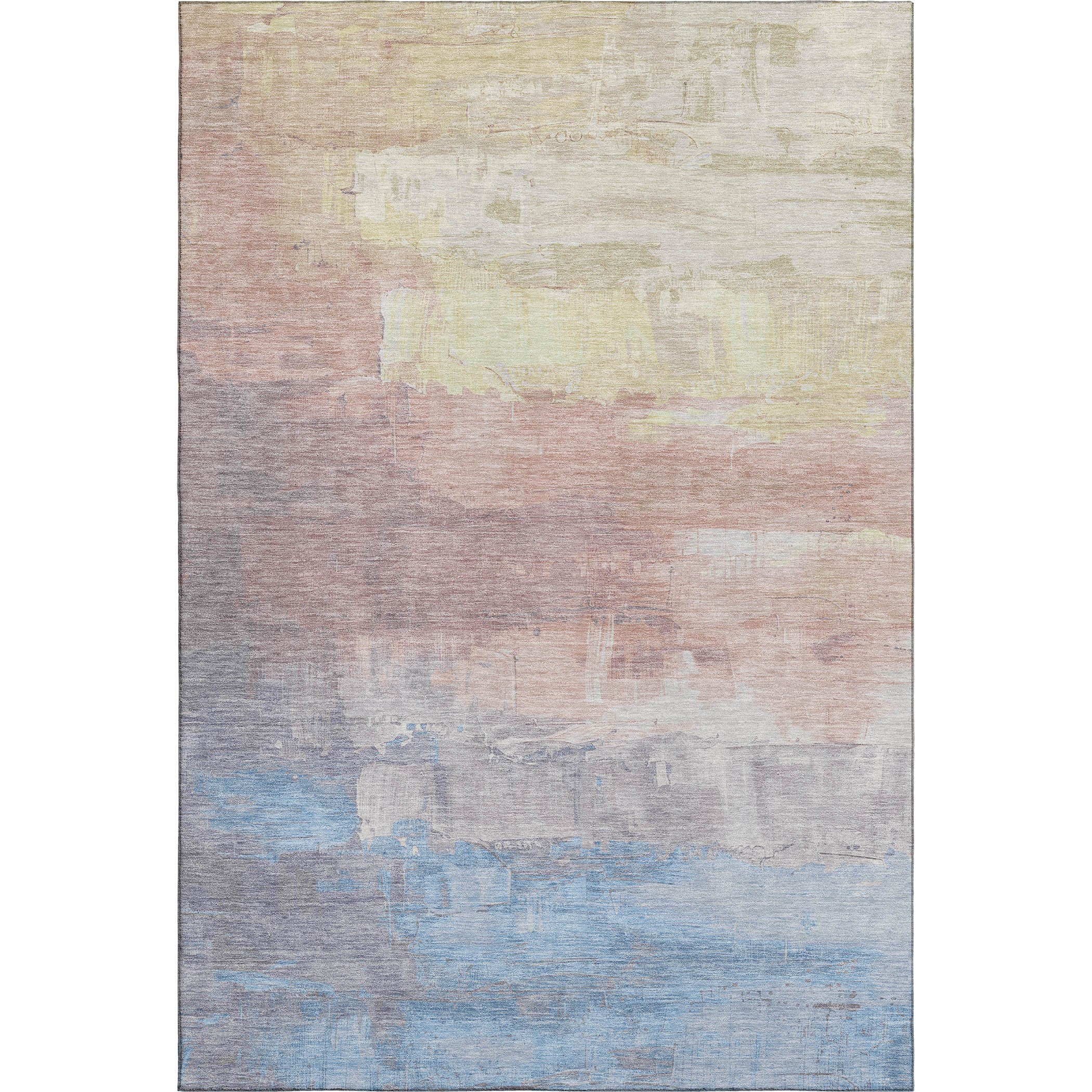 Valletta Machine Washable Transitional Beige Brown Rug 2'6" x 3'10" #shape_Rectangle