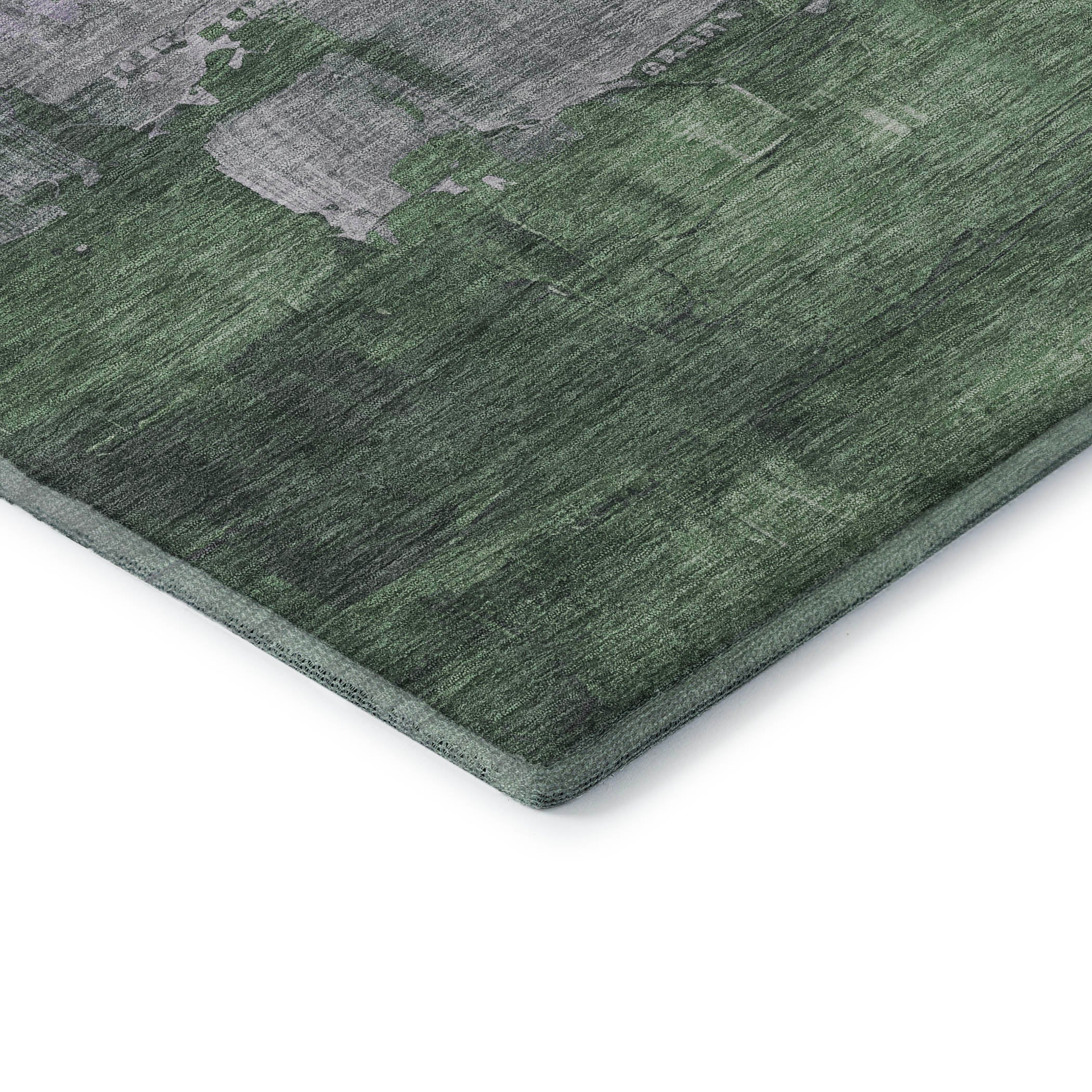Valletta Machine Washable Transitional Lavender Purple Rug 1'8" x 2'6" #shape_Rectangle