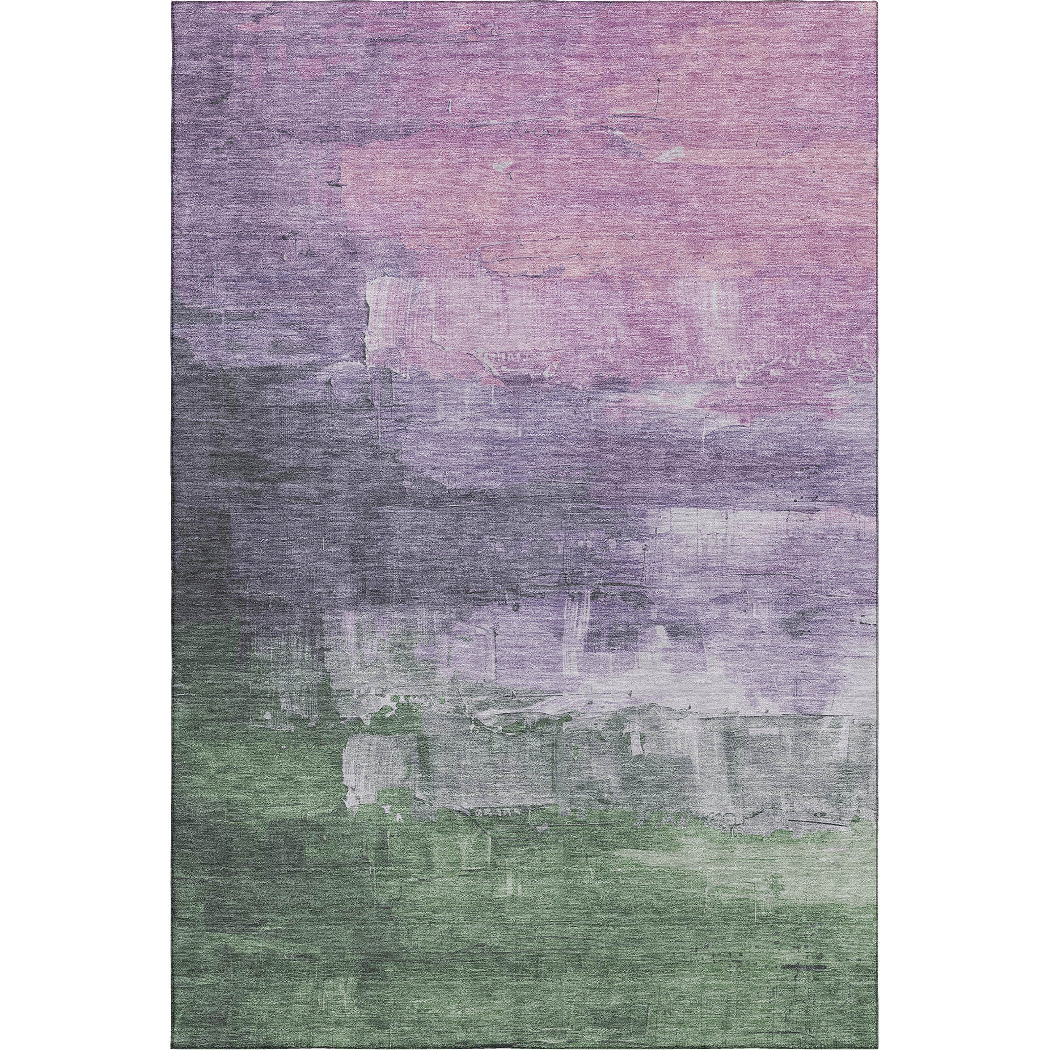 Valletta Machine Washable Transitional Lavender Purple Rug 2'6" x 3'10" #shape_Rectangle