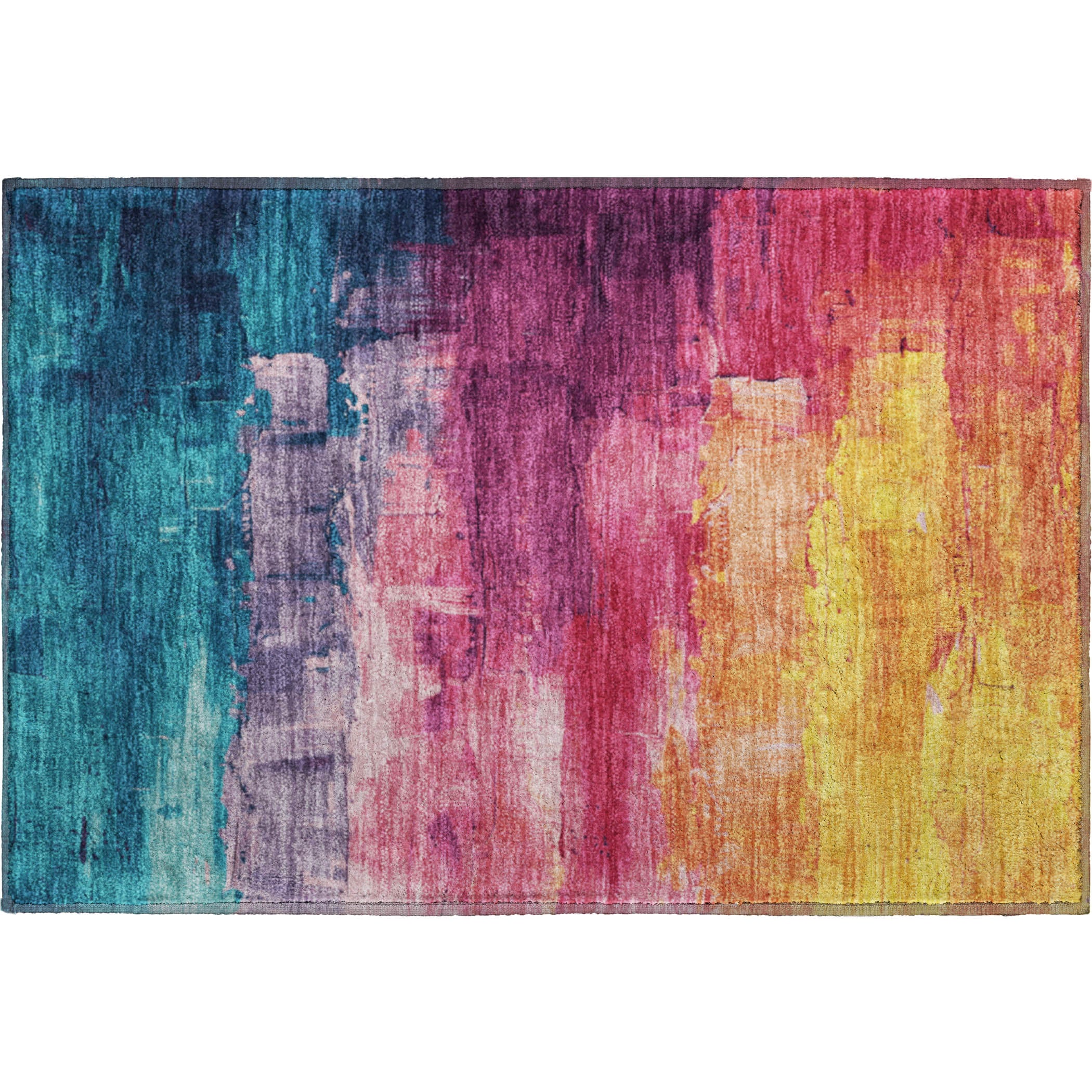 Valletta Machine Washable Transitional Merlot Red Rug 1'8" x 2'6" #shape_Rectangle