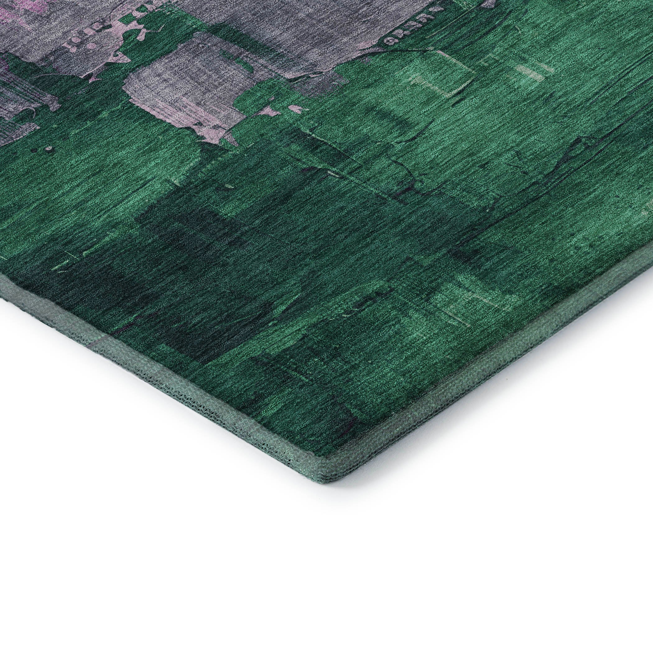 Valletta Machine Washable Transitional Purple Rug 1'8" x 2'6" #shape_Rectangle