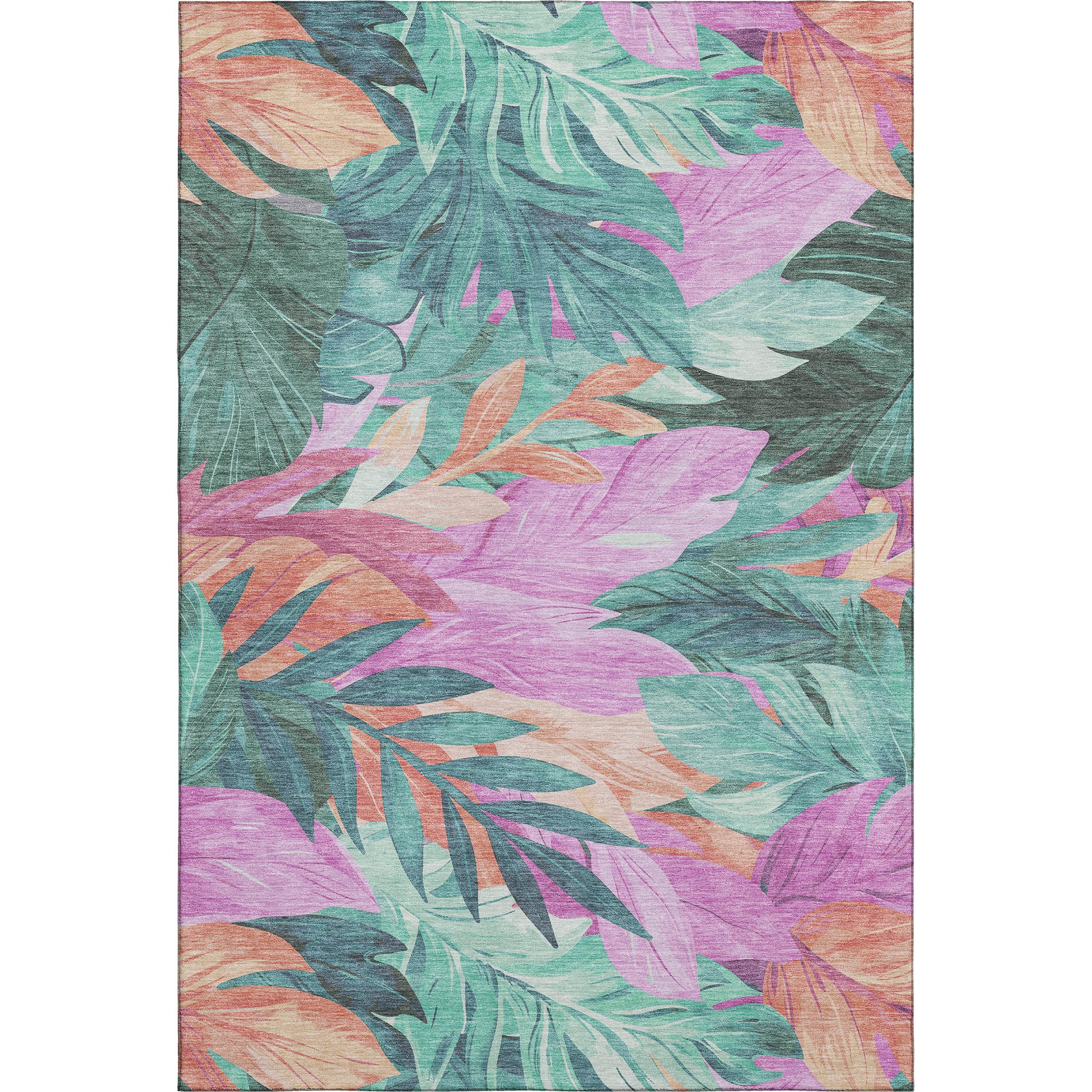 Istanbul Machine Washable Transitional Teal Rug 2'6" x 3'10" #shape_Rectangle