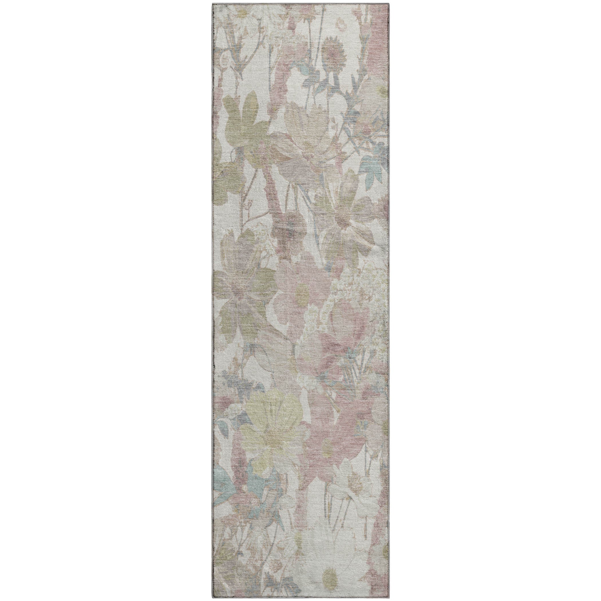 Chiang Mai Machine Washable Transitional Ivory Rug 2'3" x 7'6" #shape_Runner