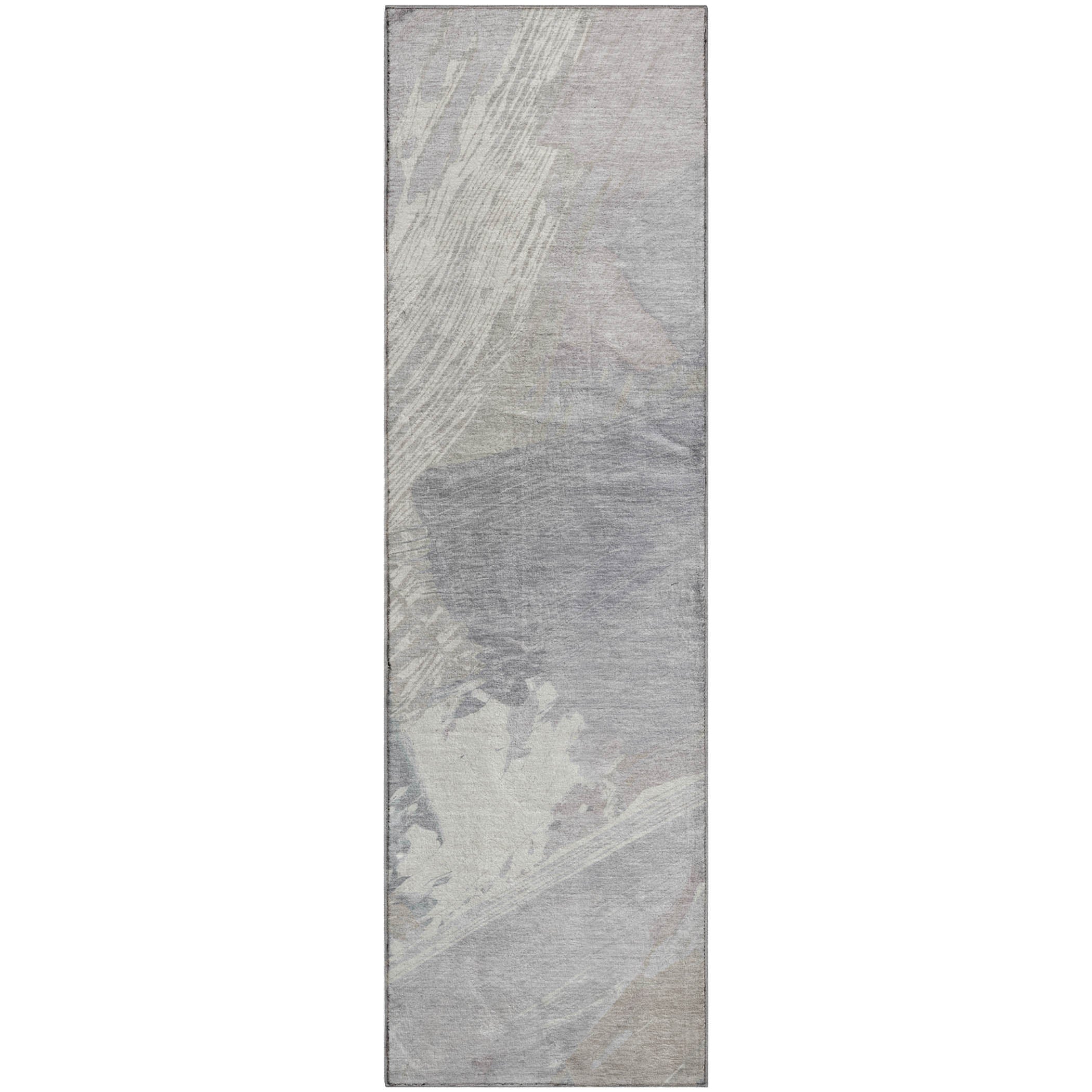 Mostar Machine Washable Transitional Putty Ivory Rug 2'3" x 7'6" #shape_Runner