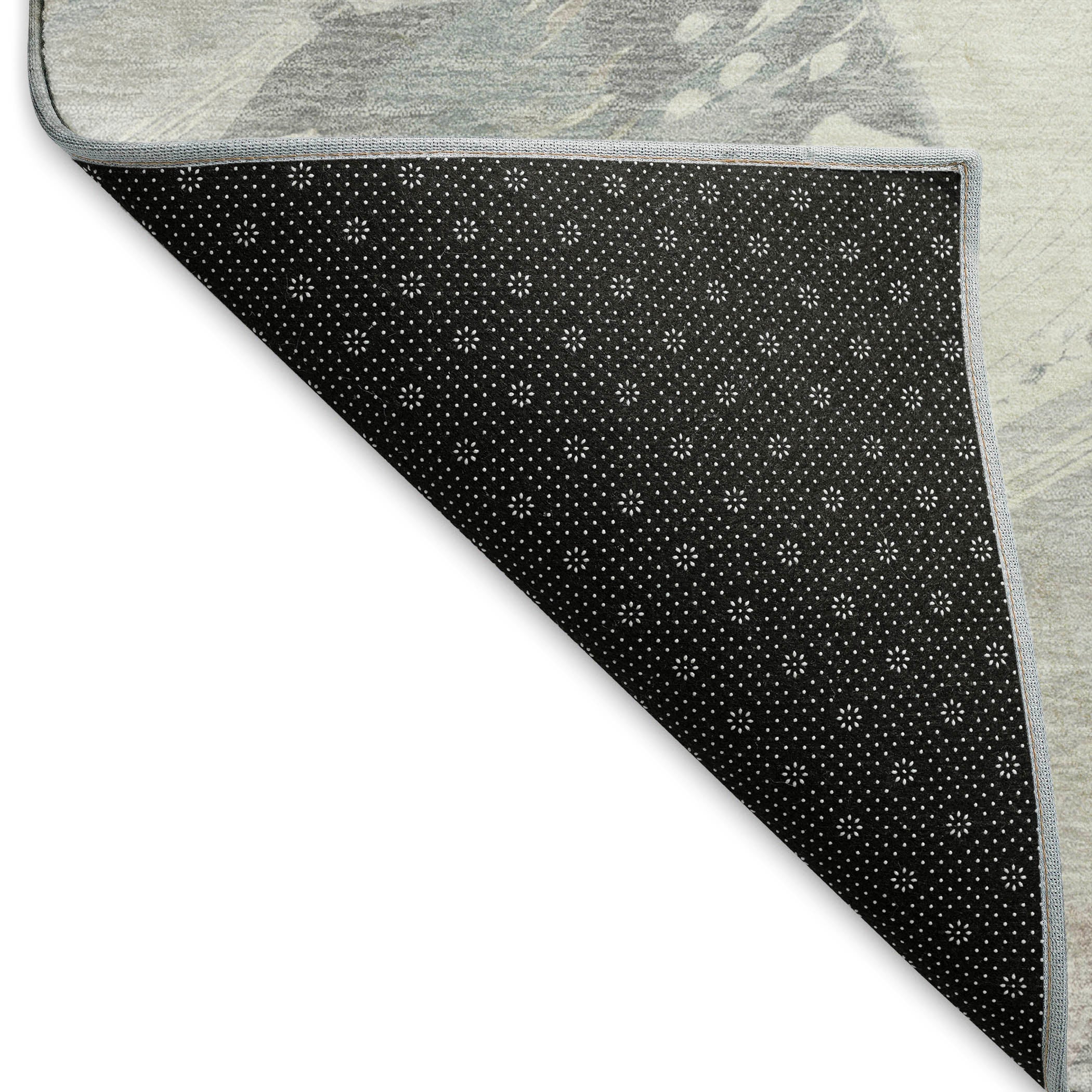Mostar Machine Washable Transitional Putty Ivory Rug 1'8" x 2'6" #shape_Rectangle