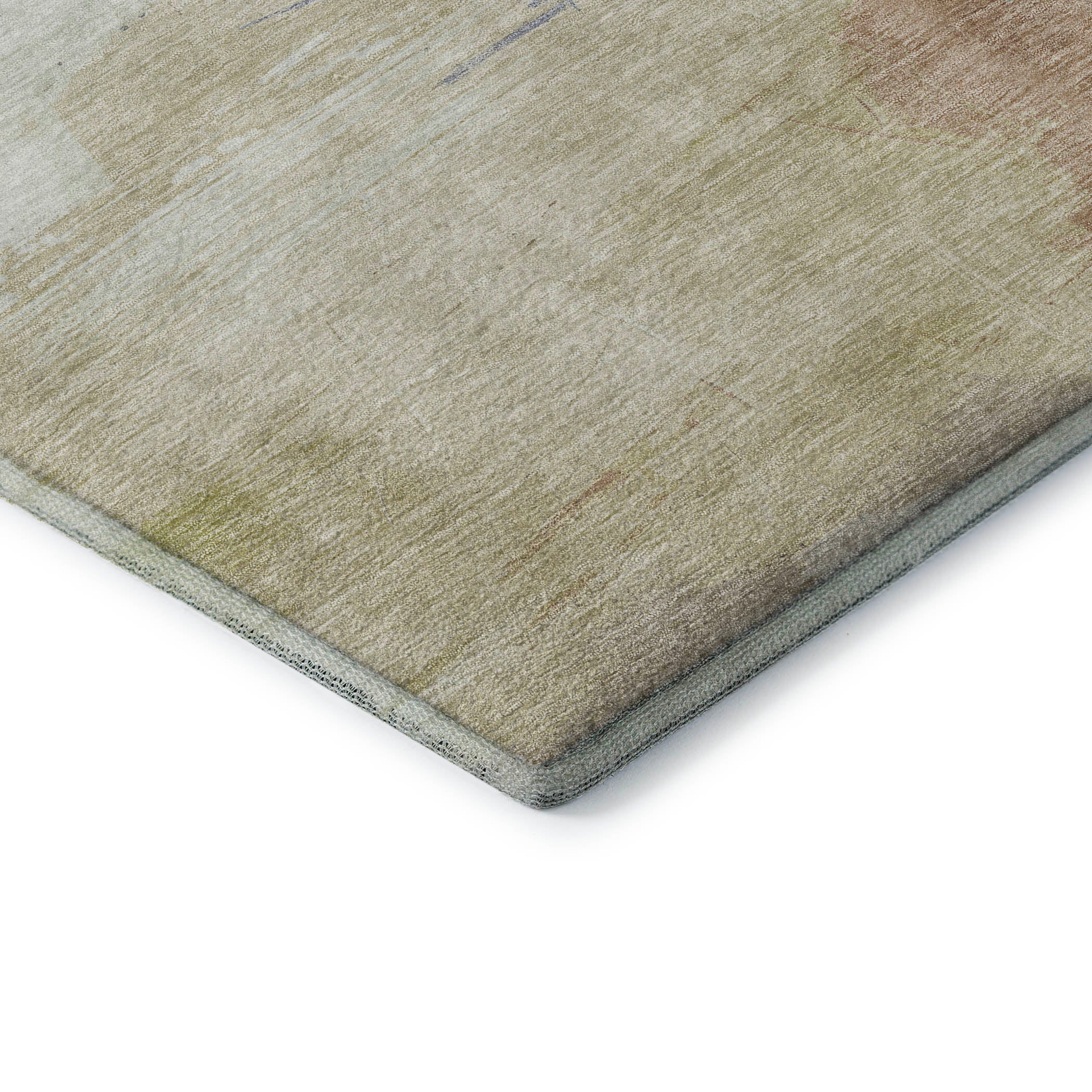 Nairobi Machine Washable Transitional Aloe Green Rug 1'8" x 2'6" #shape_Rectangle