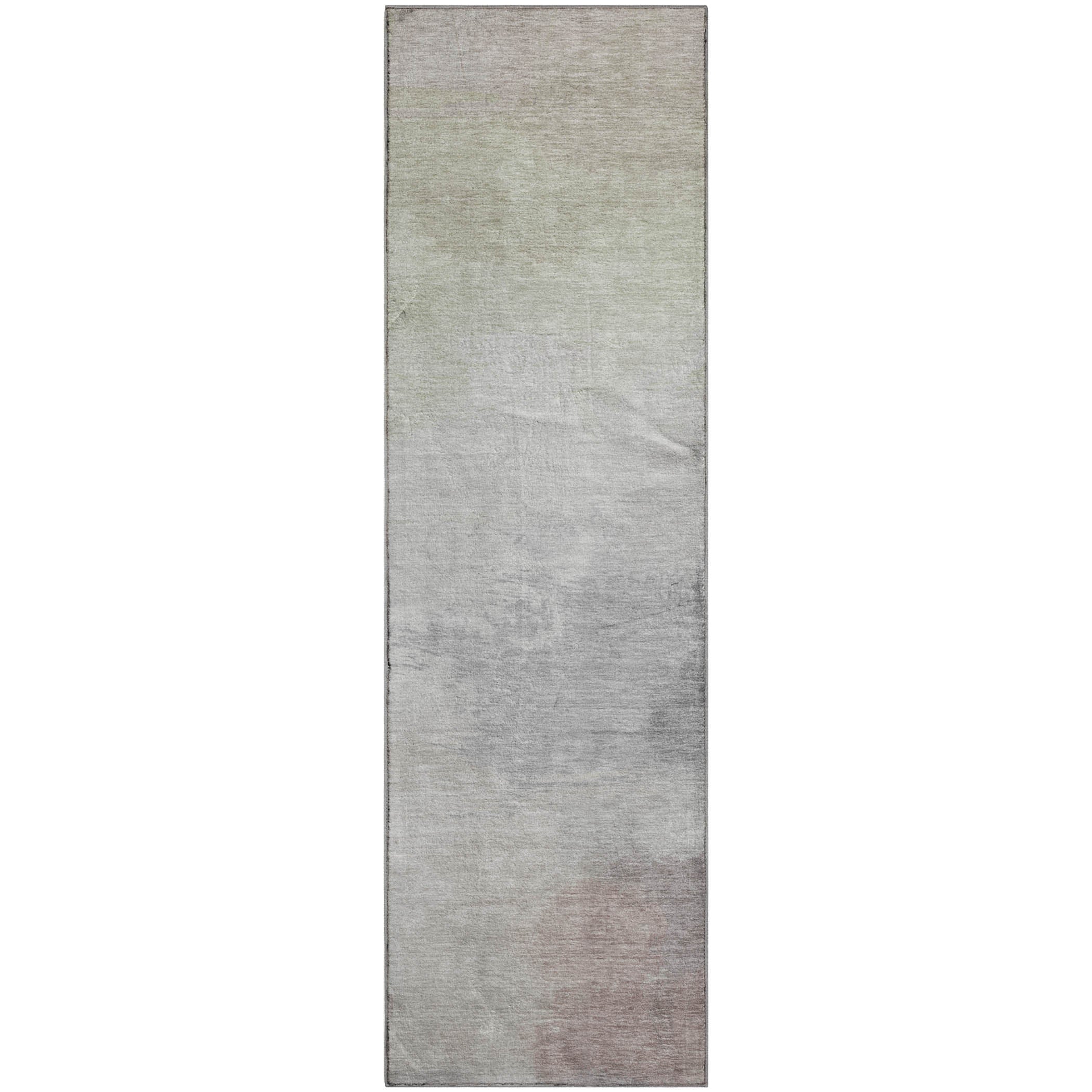 Nairobi Machine Washable Transitional Beige Brown Rug 2'3" x 7'6" #shape_Runner